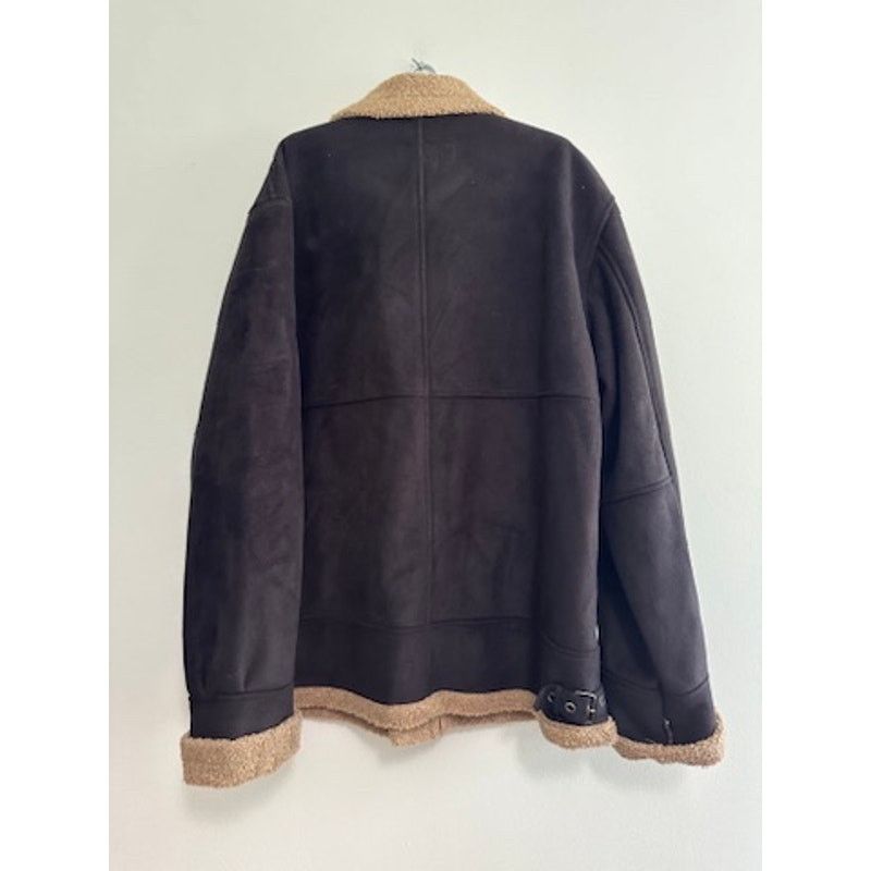 Liz Claiborne Claiborne black sherpa and faux suede winter jacket size XL Size US XL / EU 56 / 4 - 3 Thumbnail