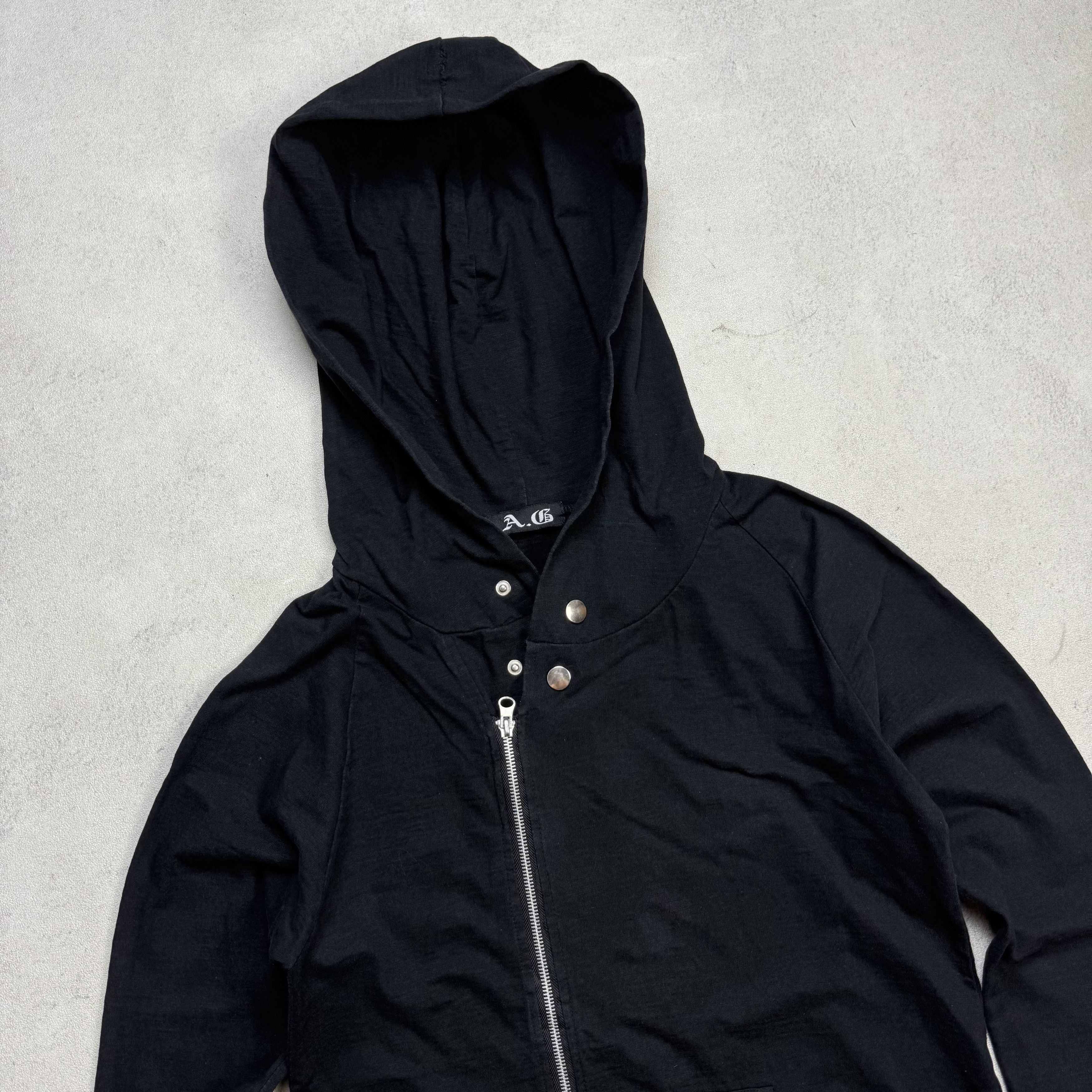 A&G Rock A&G Amal Guessous Assymetric Zip Up Hoodie Size US M / EU 48-50 / 2 - 4 Thumbnail