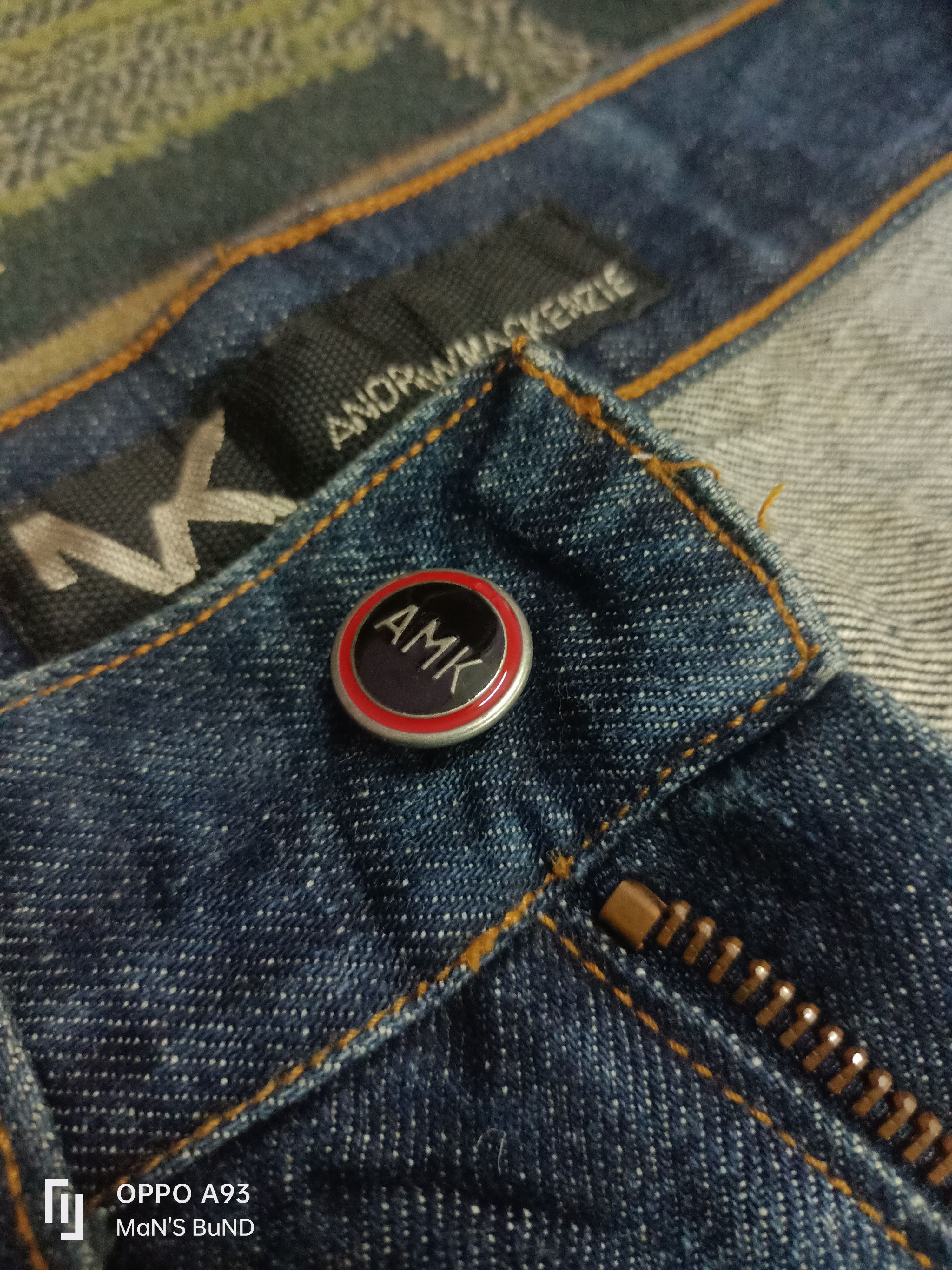 Andrew Mackenzie Distressed ANDREW MACKENZIE Denim Jeans Size US 31 - 8 Thumbnail