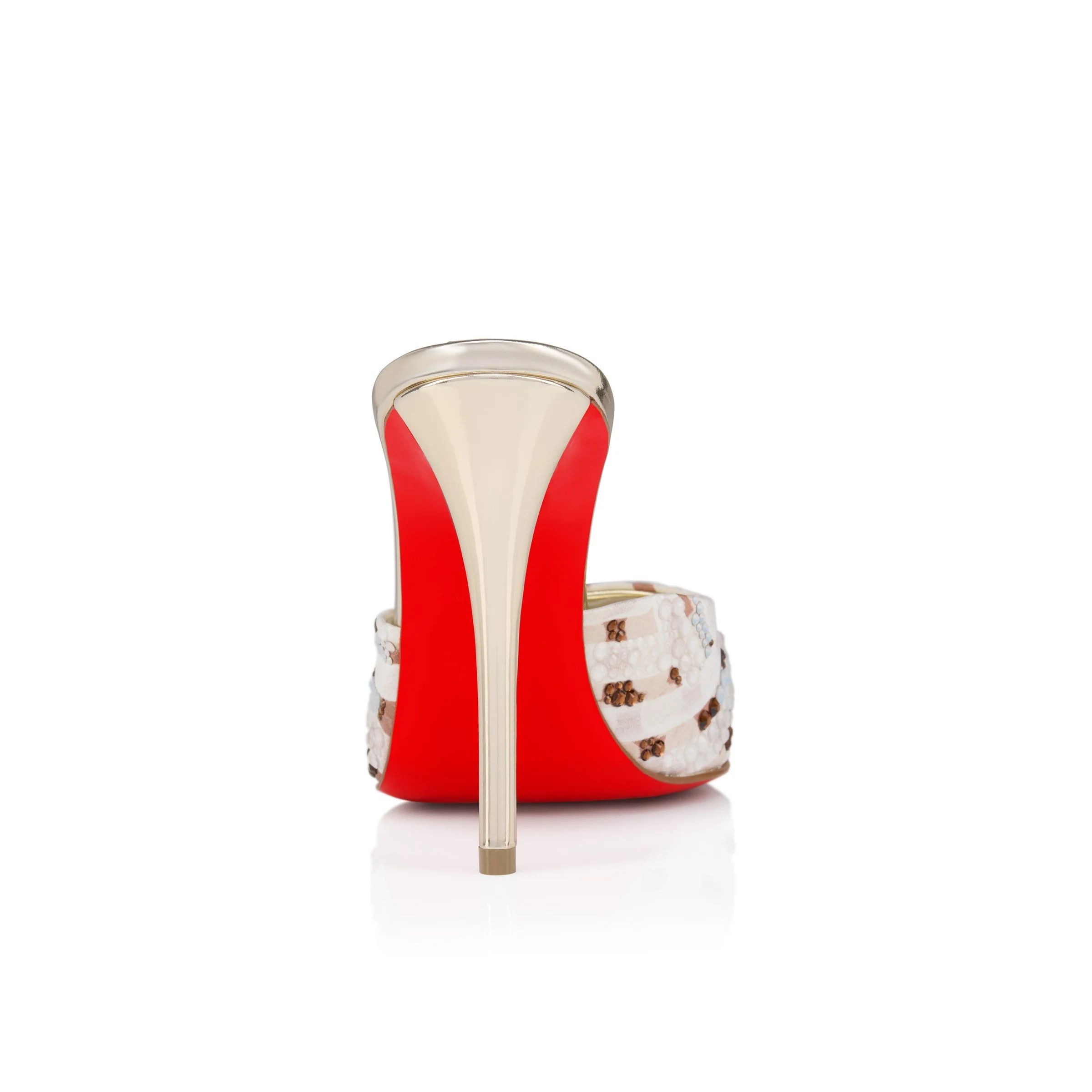 Christian Louboutin os11x0126 Miss Z Mules Gaagal Strass in Multicolor Size US 8 / IT 38 - 4 Thumbnail