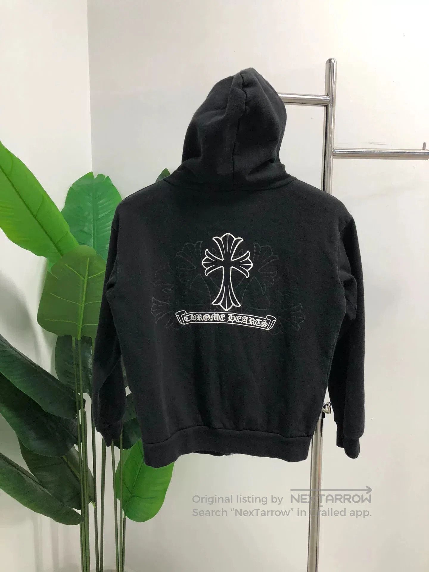 Chrome Hearts chrome hearts cross hoodie with zipper drawstring. Size US S / EU 44-46 / 1 - 2 Thumbnail