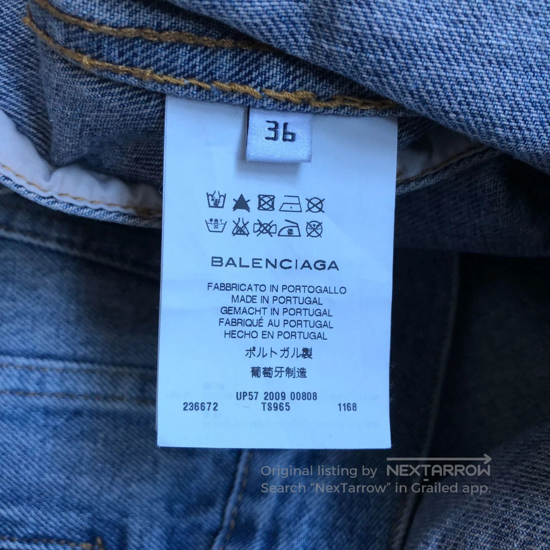 Balenciaga Balenciaga Double B Graffiti Logo Denim Jacket. Size US M / EU 48-50 / 2 - 6 Thumbnail