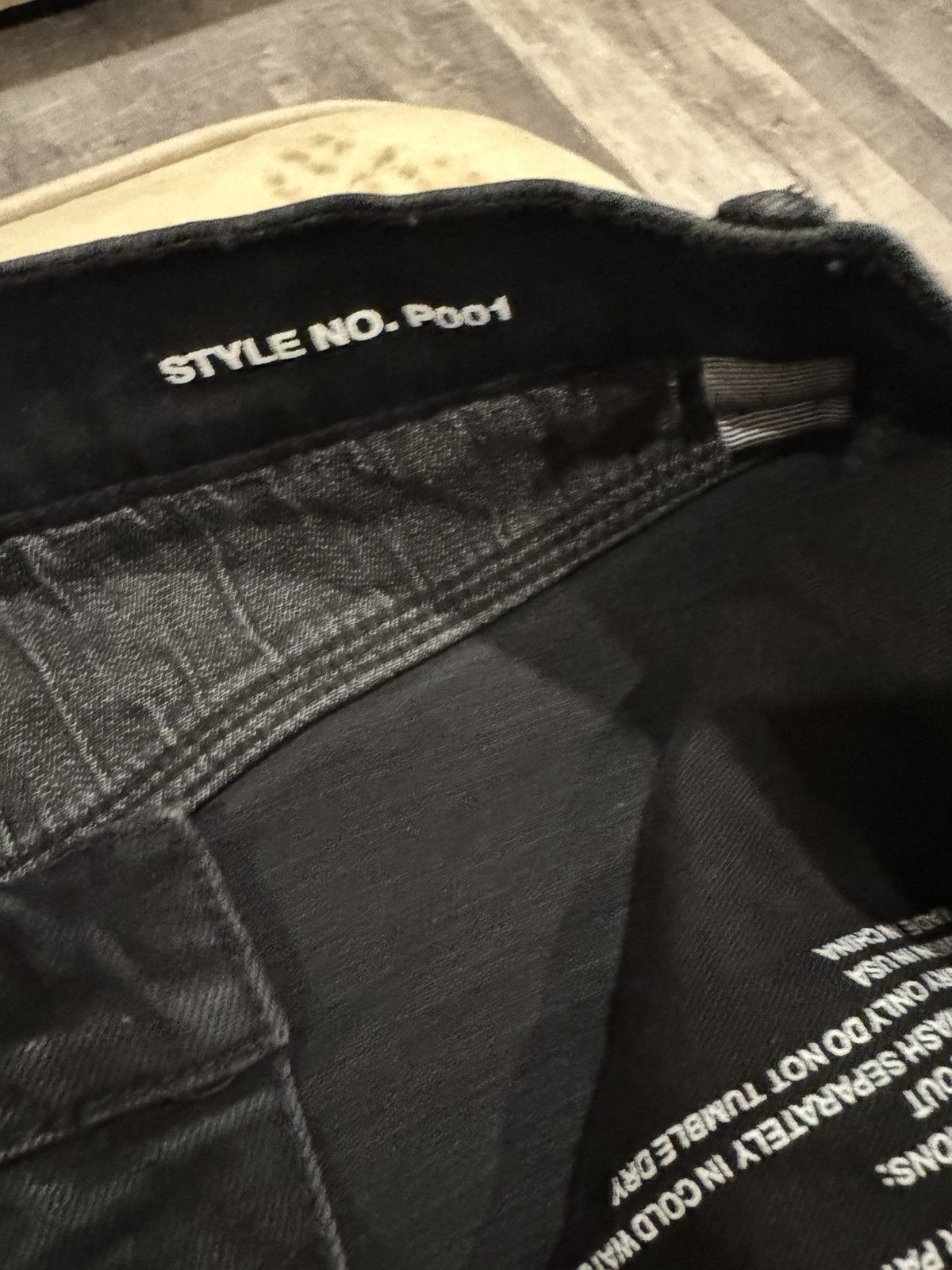 Purple Brand Men’s P001 Black Resin Skinny jeans Size US 32 / EU 48 - 2 Thumbnail