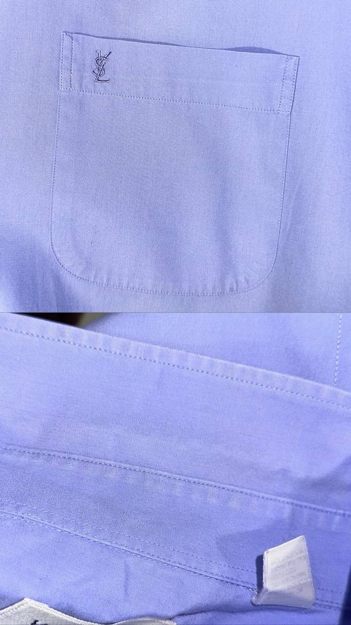 Vintage × Yves Saint Laurent Yves Saint Laurent vintage shirt buttons ysl long sleeve Size US XL / EU 56 / 4 - 10 Thumbnail