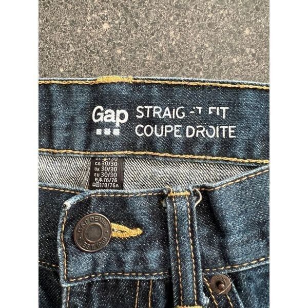 Gap Gap Blue Coupe Straight Fit Jeans Size 30x30 Size 30" / US 8 / IT 44 - 7 Thumbnail
