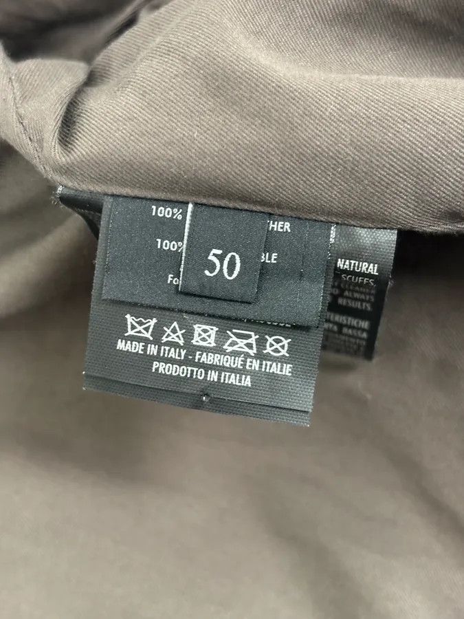 Gucci SS2011 Gucci Brown Eroded Leather Premium Jacket by Frida Giannini Size US M / EU 48-50 / 2 - 15 Thumbnail