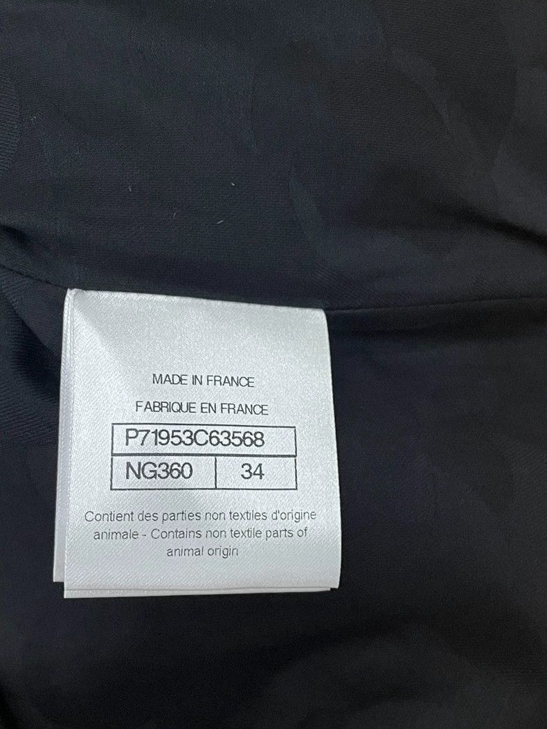 Chanel chanel Black full double Clogo leather vest Size XXS / US 00 / IT 34 - 5 Thumbnail