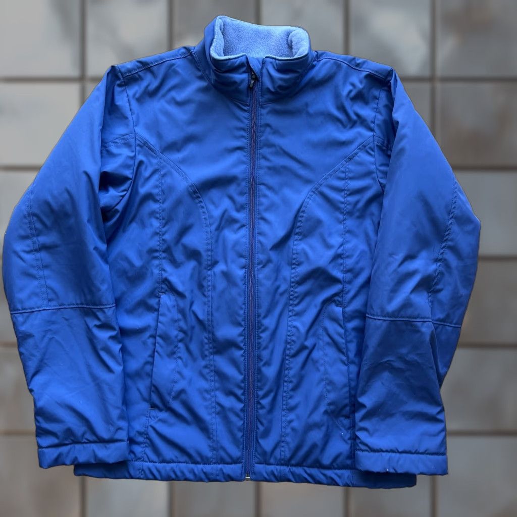 Patagonia Patagonia Synchilla Jacket Women's Small Blue Full Zip Shelled Bomber Outerwear Size S / US 4 / IT 40 - 1 Thumbnail