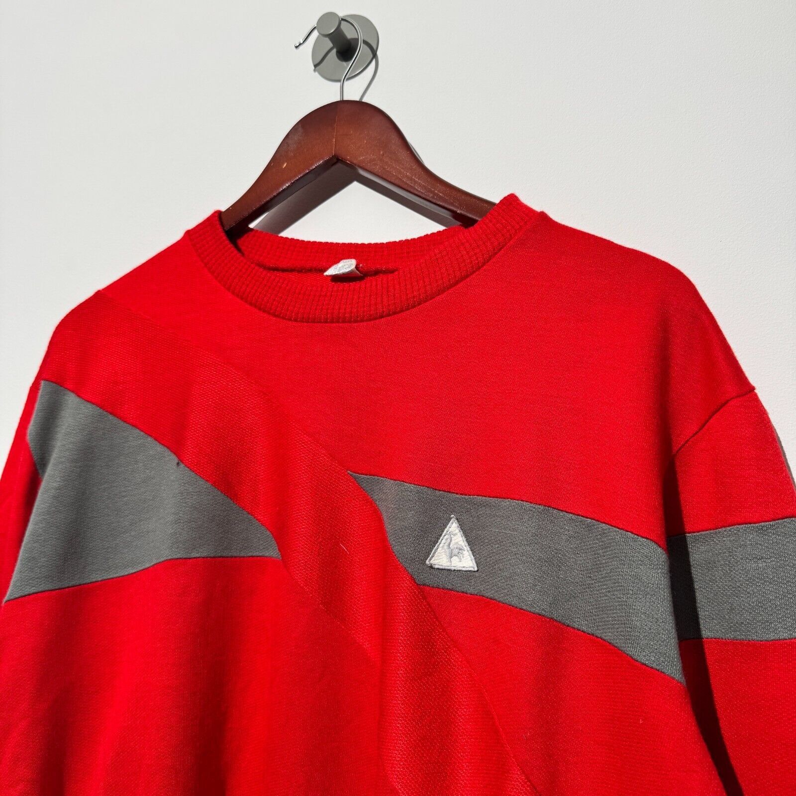 Vintage Vintage Unisex Red Cotton Crewneck Size XS Washed 90s Size US XS / EU 42 / 0 - 4 Thumbnail