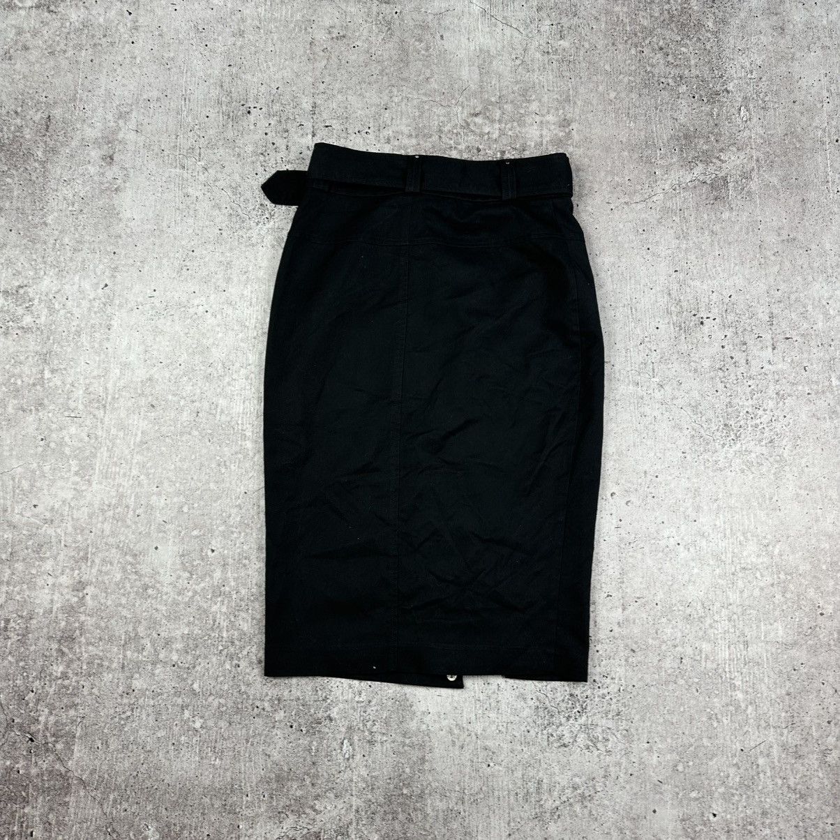 Jean Paul Gaultier Women's Jean Paul Gaultier x Lindex Midi Black Skirt Size 25" / US 0 / IT 36 - 7 Thumbnail