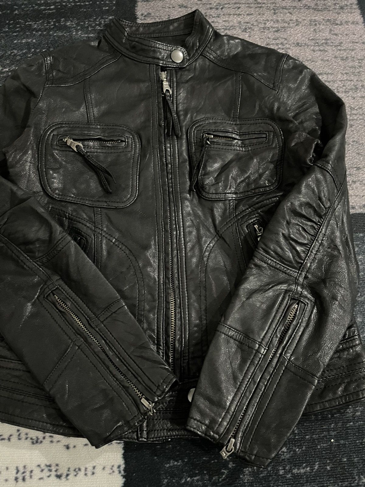 ABAHOUSE Vintage Abahouse Devinette Luxe Leather Jacket Size XS / US 0-2 / IT 36-38 - 8 Thumbnail