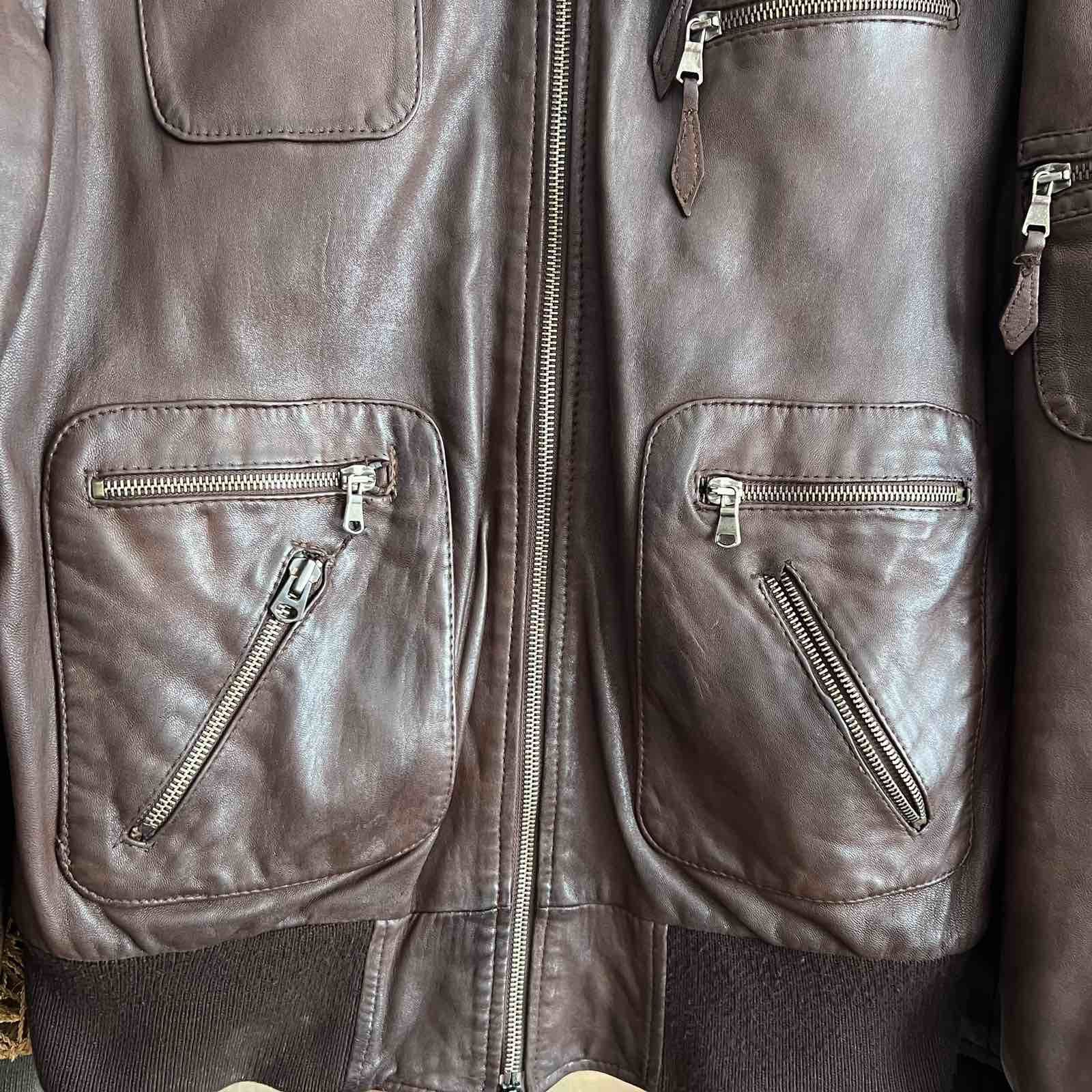 Vintage vintage Florenz italian leather jacket Sz M 90s Size US M / EU 48-50 / 2 - 6 Thumbnail