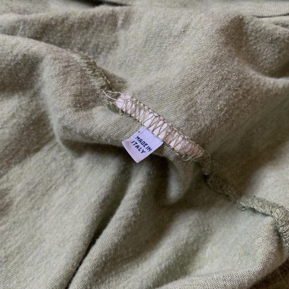 Armani × Giorgio Armani × Vintage 🧿 AJ CHEST LOGO MELANGE LONGSLEEVE LIGHT GREEN/BLUE Size US M / EU 48-50 / 2 - 4 Thumbnail