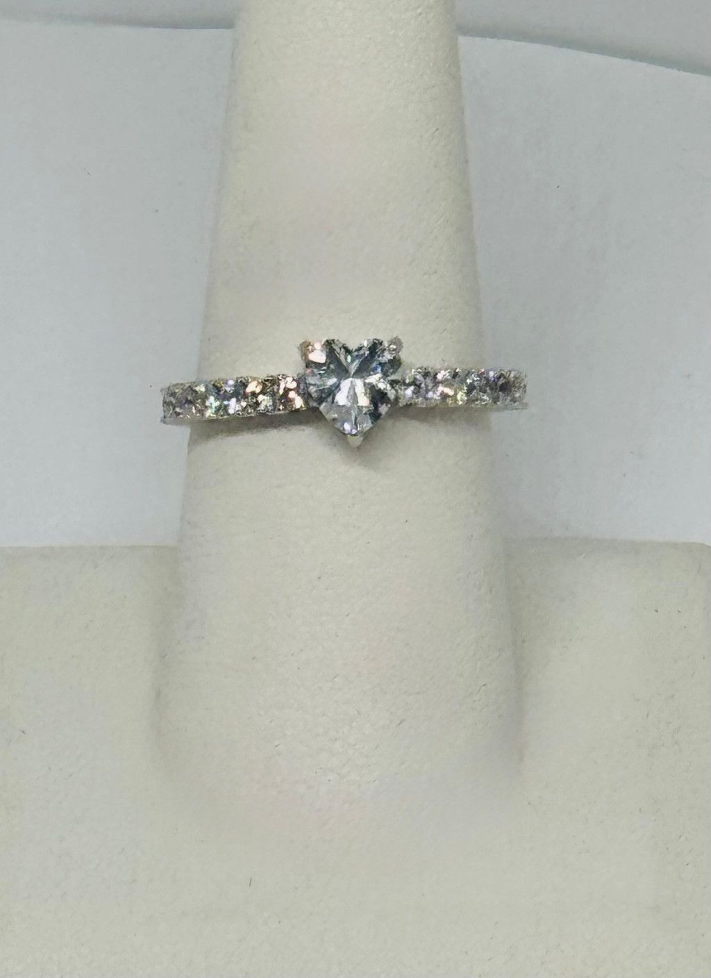 The Unbranded Brand Designer CZ Sterling Band Size 9 YGI (Yellow Gold Inc) Size ONE SIZE - 2 Thumbnail