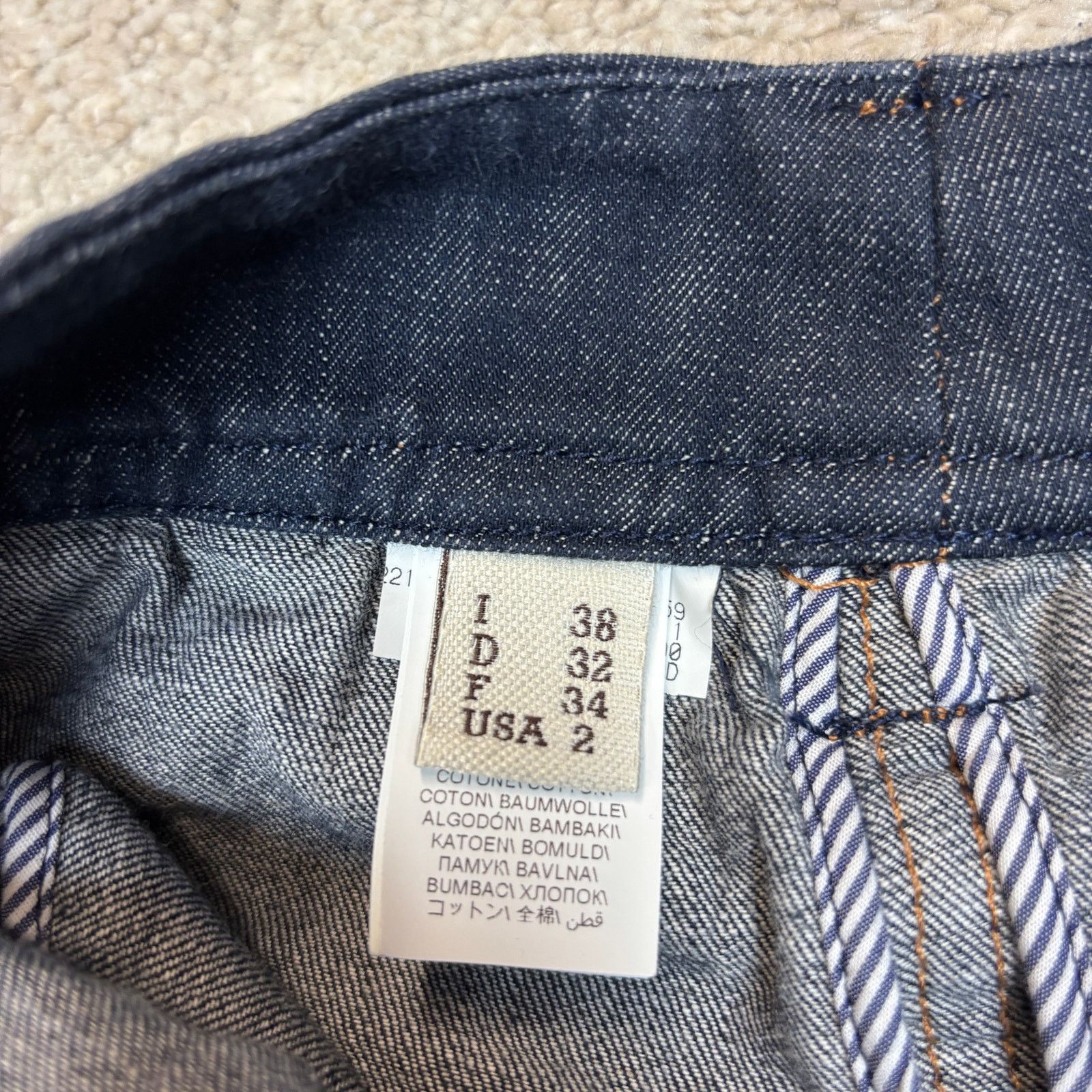 Brunello Cucinelli Brunello Cucinelli HR Pleated Dark Denim Trousers Pants 2 Size 26" / US 2 / IT 38 - 6 Thumbnail