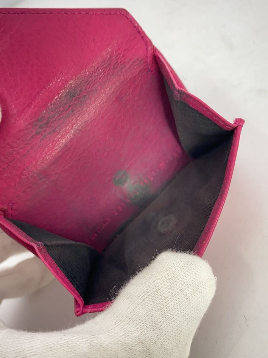 Balenciaga Balenciaga Gris Acier Fonce Leather Bi-Fold Wallet Pink Size ONE SIZE - 5 Thumbnail