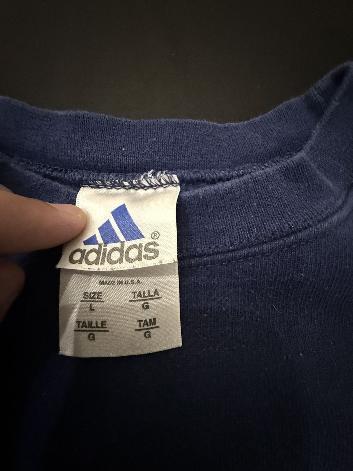Adidas Adidas vintage 90s sweatshirt size large Size US L / EU 52-54 / 3 - 3 Thumbnail