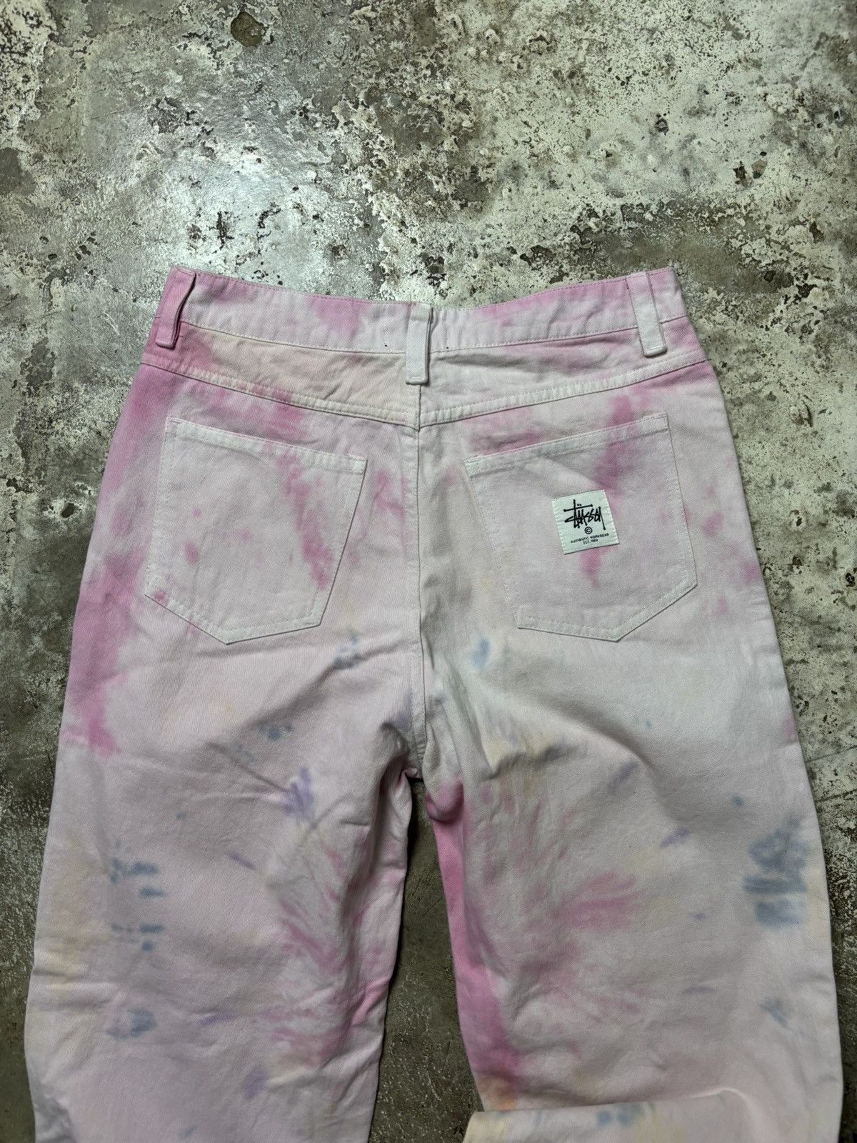 Stussy Sussy Tie Dye Pants Size 28" / US 6 / IT 42 - 5 Thumbnail