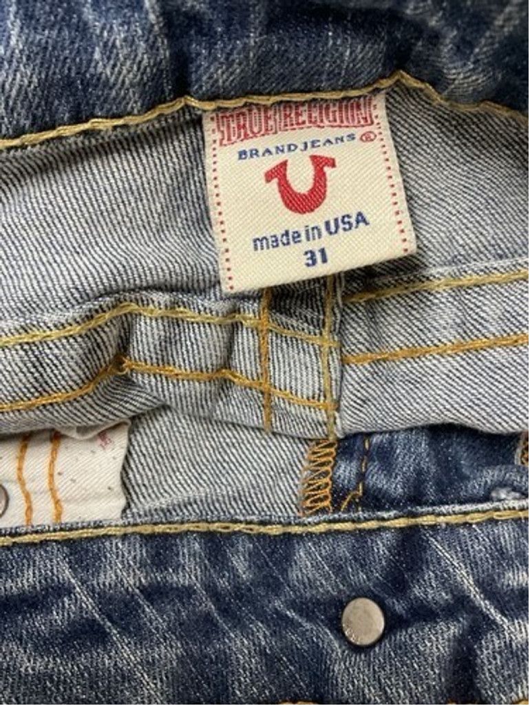 True Religion True Religion Joey Big T Flare Denim Jeans Women 31 Size 31" - 2 Thumbnail