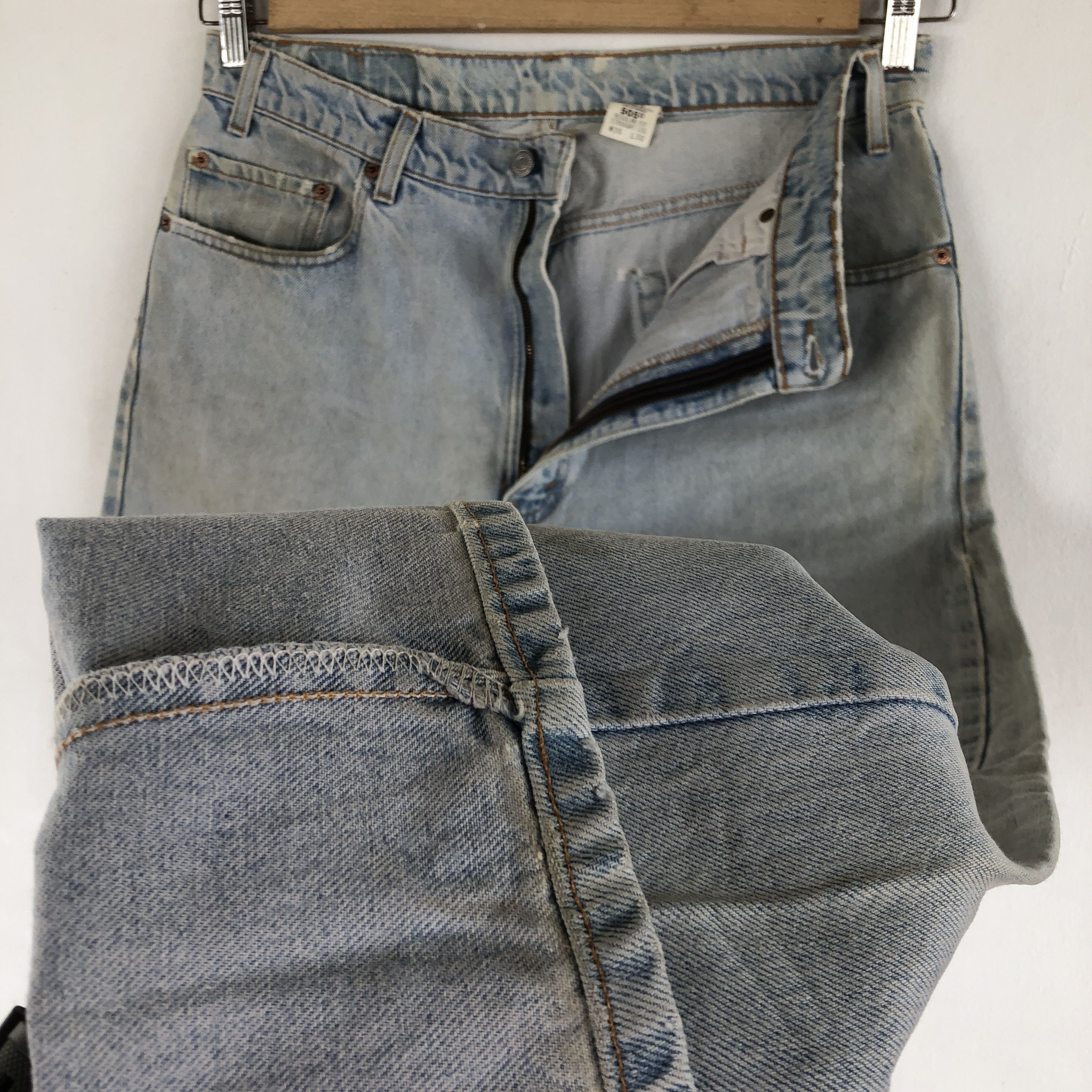 Levi's Vintage Levis Jeans Light Wash Levi's 505 Denim Pants Size US 32 / EU 48 - 8 Thumbnail