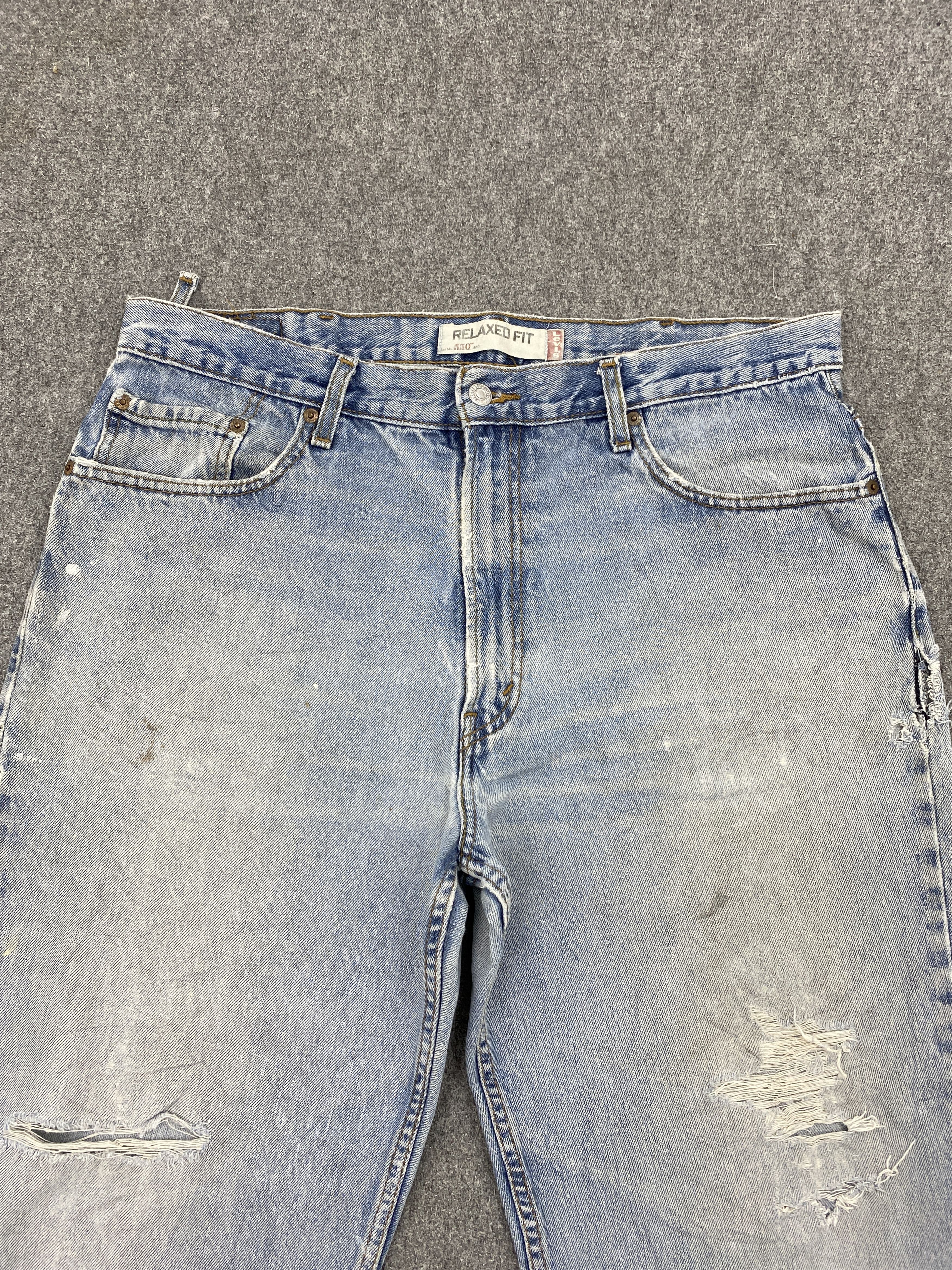 Levi's × Vintage Light Wash Vintage Levi's 550 Jeans DP2652 Size US 36 / EU 52 - 2 Thumbnail