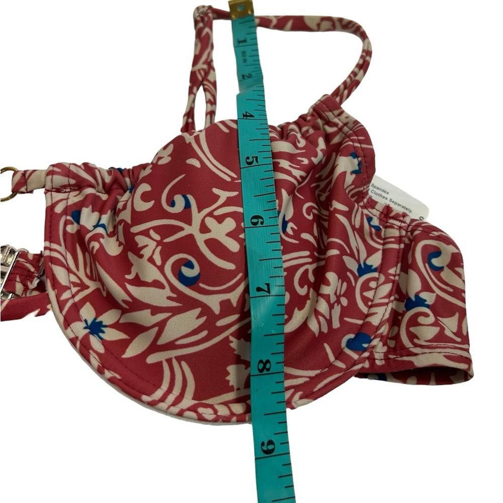 Designer Burnt Orange Beige Underwire Bikini Small Size ONE SIZE - 6 Thumbnail