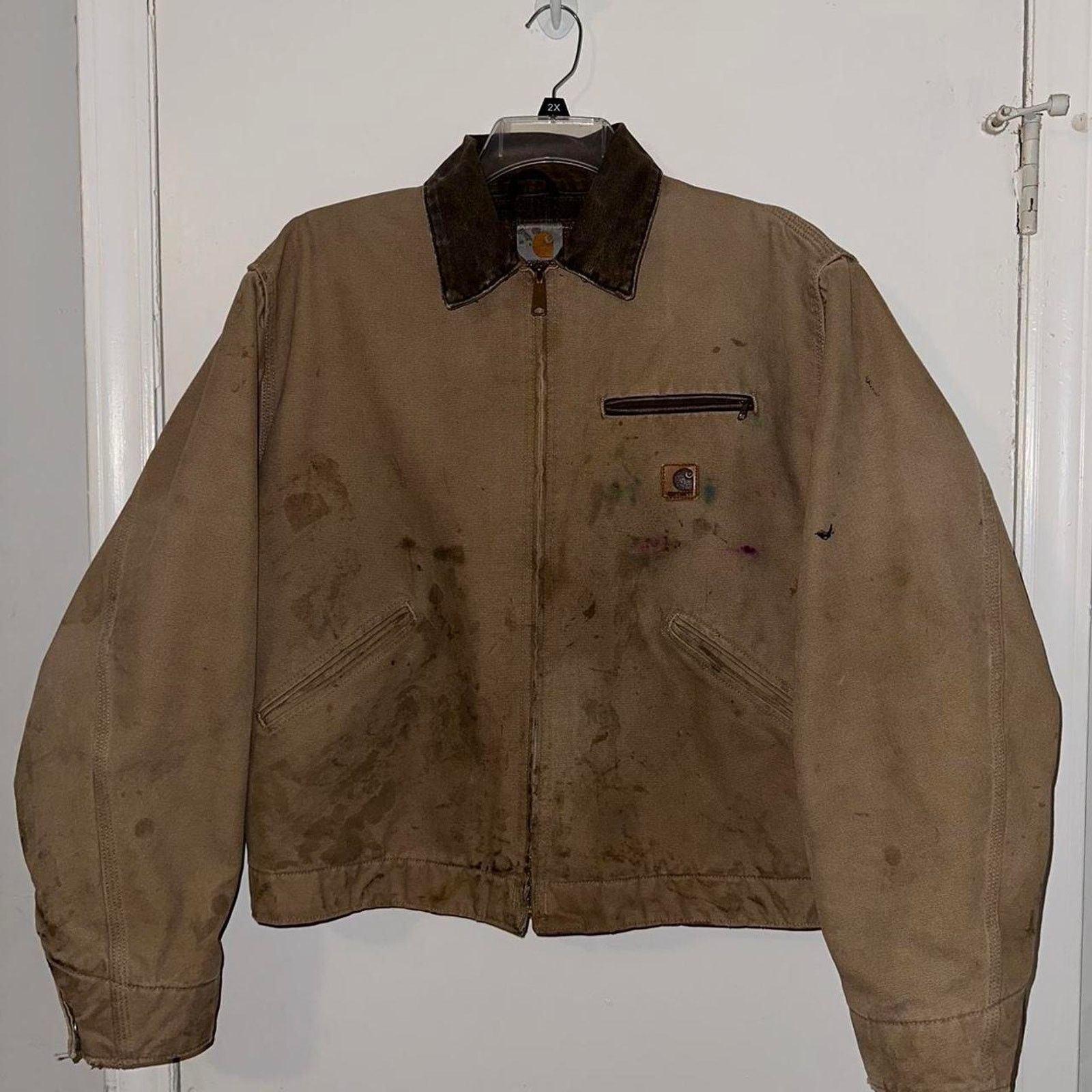 Carhartt Vintage Distressed Carhartt J97 Detroit Jacket size L Size US L / EU 52-54 / 3 - 1 Thumbnail