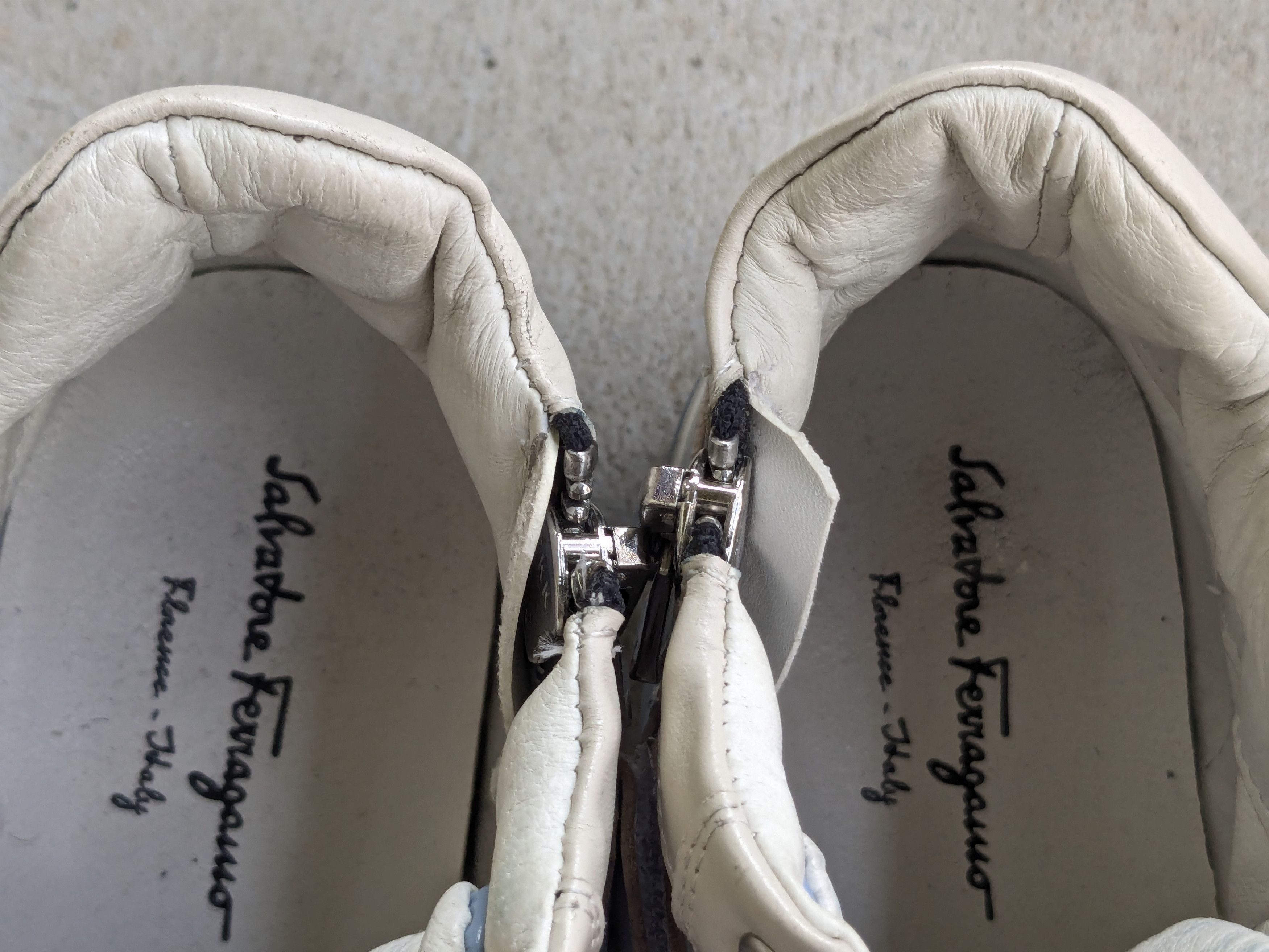 Salvatore Ferragamo Salvatore Ferragamo Nayon Sneakers Blue 8 41 Leather Size US 8 / EU 41 - 3 Thumbnail