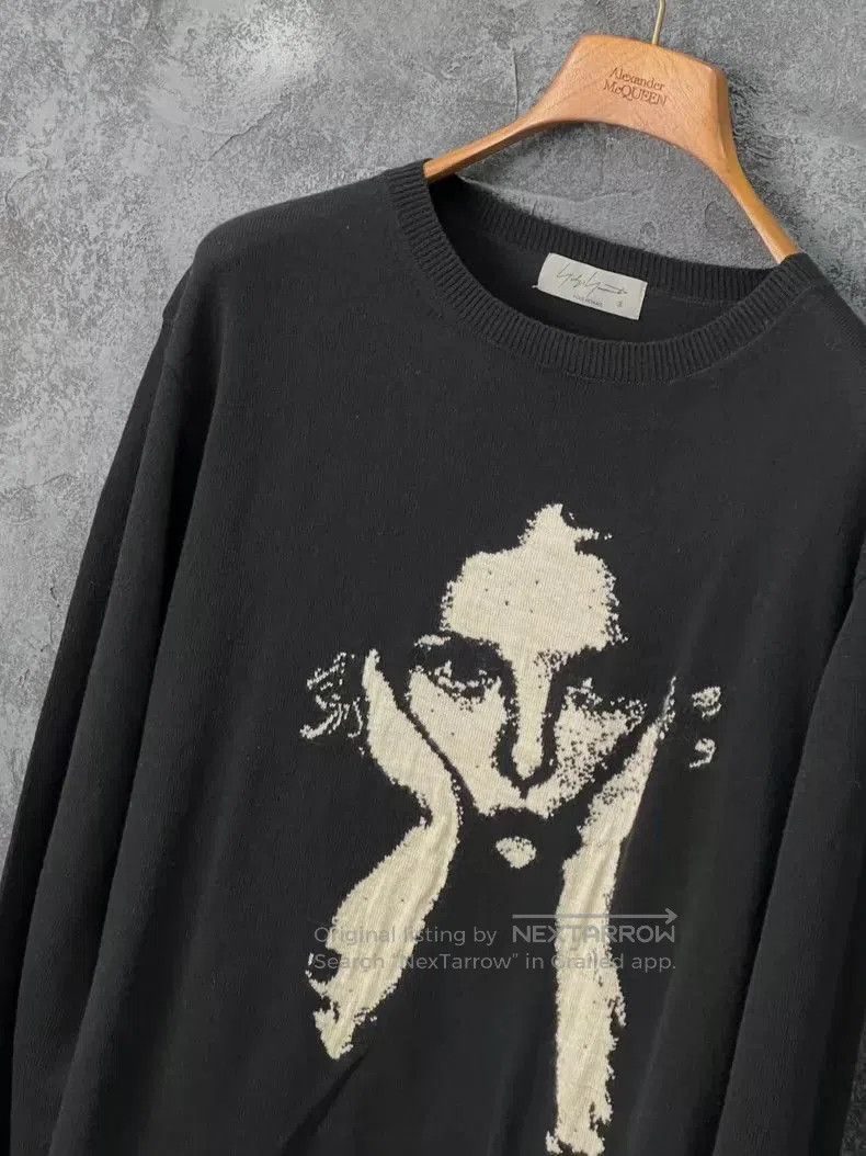 Yohji Yamamoto Yohji Yamamoto black figure sweater. Size US L / EU 52-54 / 3 - 5 Thumbnail
