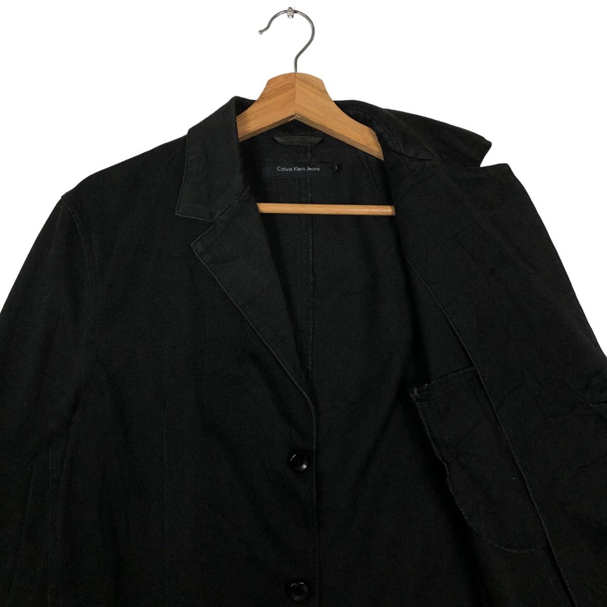 Japanese Brand 🔥90’s Hickory Chore Jacket Work Calvin Klein Issey Miyake Size US L / EU 52-54 / 3 - 10 Thumbnail