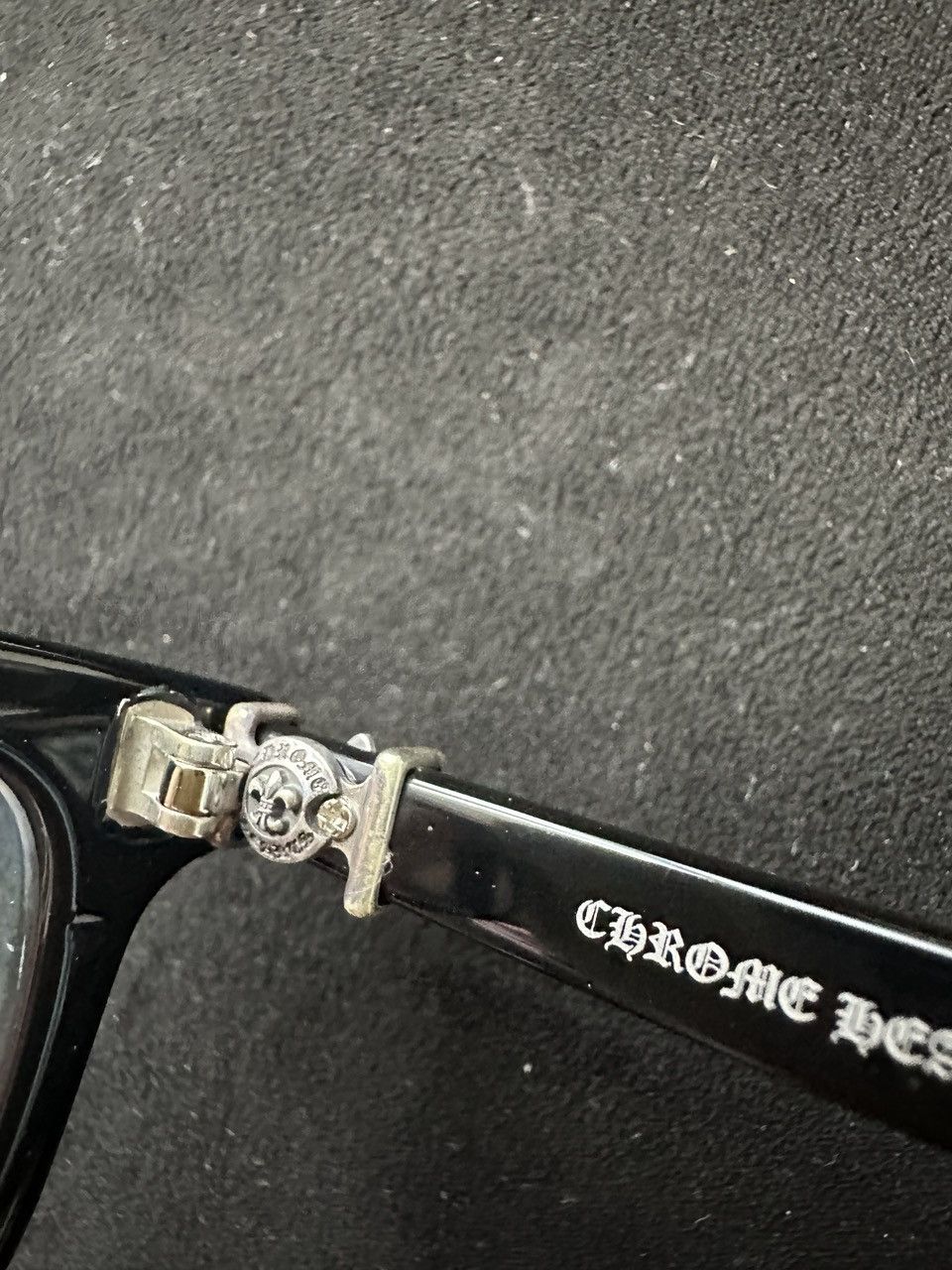 Chrome Hearts Chrome Hearts PONTIFASS BK Fleur Glasses Frame Size ONE SIZE - 8 Thumbnail