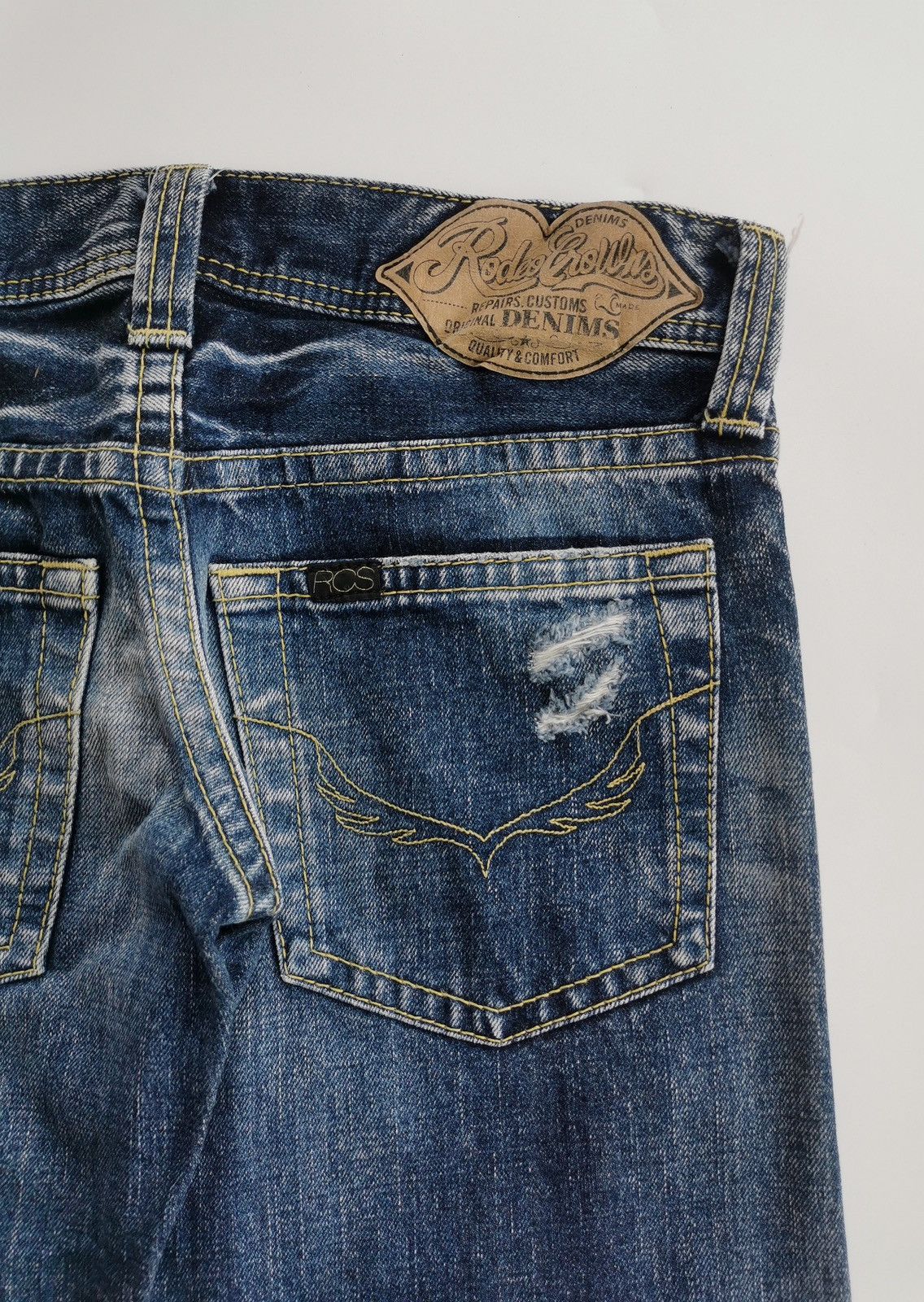 Japanese Brand Bootcut Rodeo Crown Japan Distressed Jeans Size US 30 / EU 46 - 7 Thumbnail