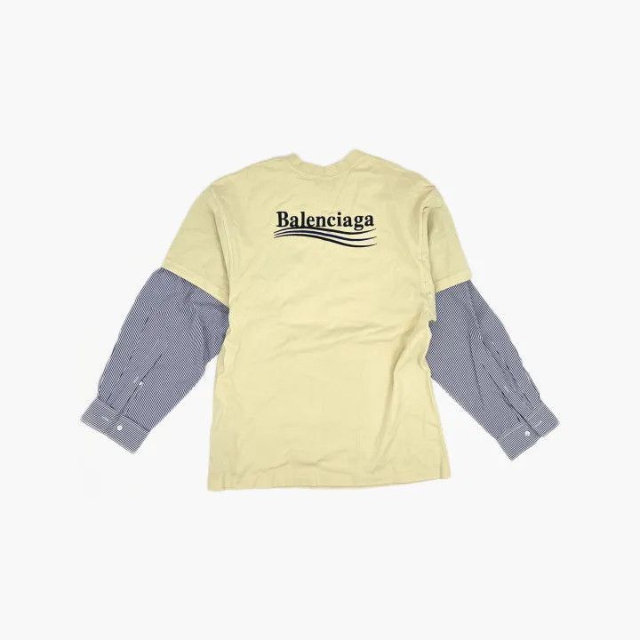 Balenciaga Balenciaga Balenciaga Color Block Long Sleeve TShirt -2507 Size US M / EU 48-50 / 2 - 3 Thumbnail
