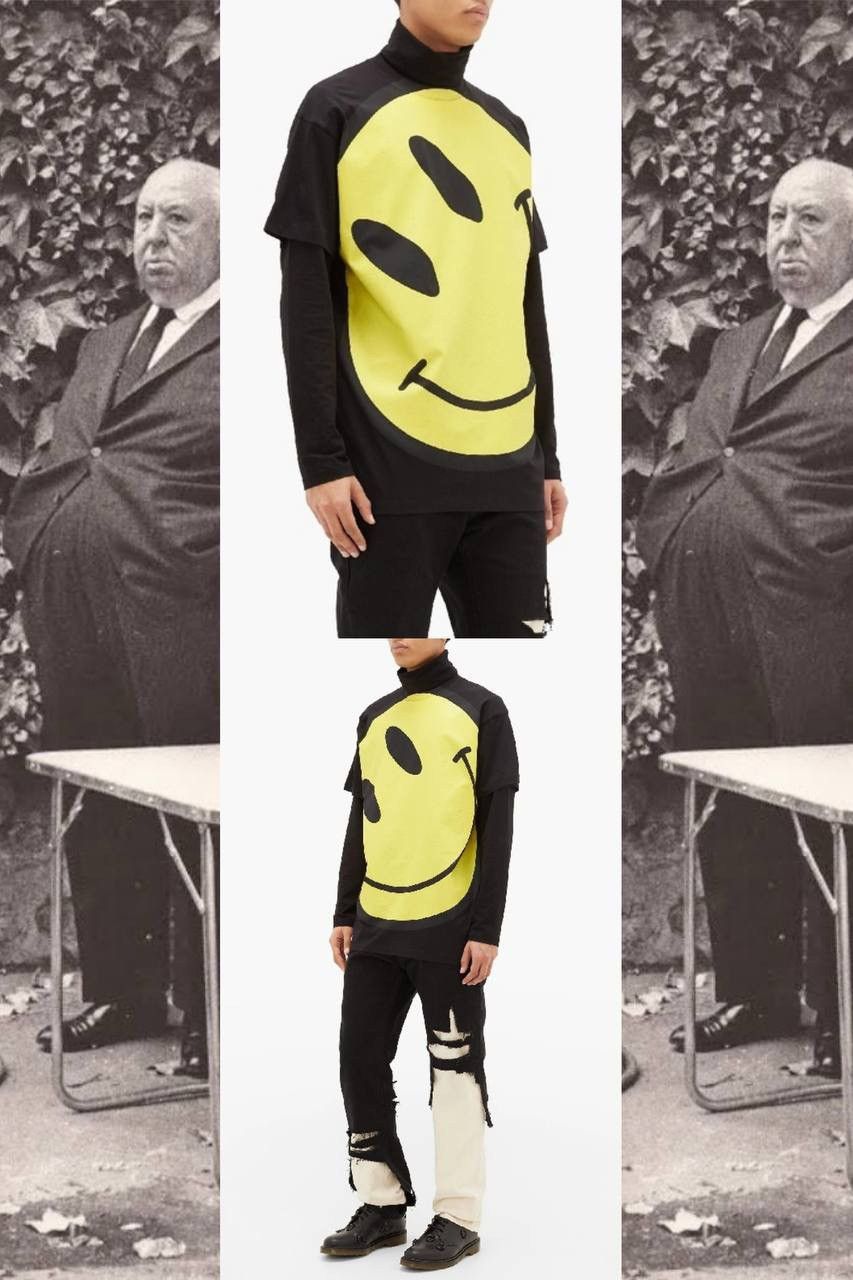 Raf Simons Raf Simons Smiley Oversized t-shirt Size US M / EU 48-50 / 2 - 1 Thumbnail
