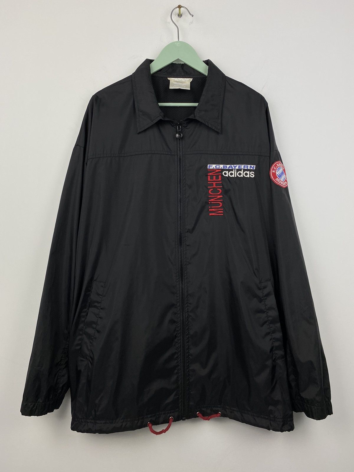 Vintage Vintage 90s Bayern Munich Training Football Jacket PSG Roma Size US XL / EU 56 / 4 - 4 Thumbnail