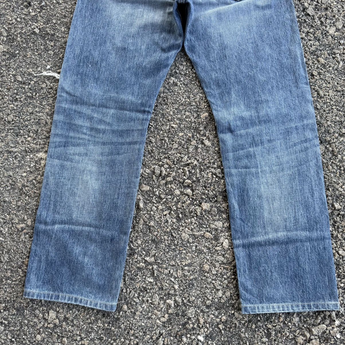 Japanese Brand VINTAGE JAPANESE SELVEDGE DENIM STRAIGHT FADED JEANS PANTS Size US 33 - 11 Thumbnail