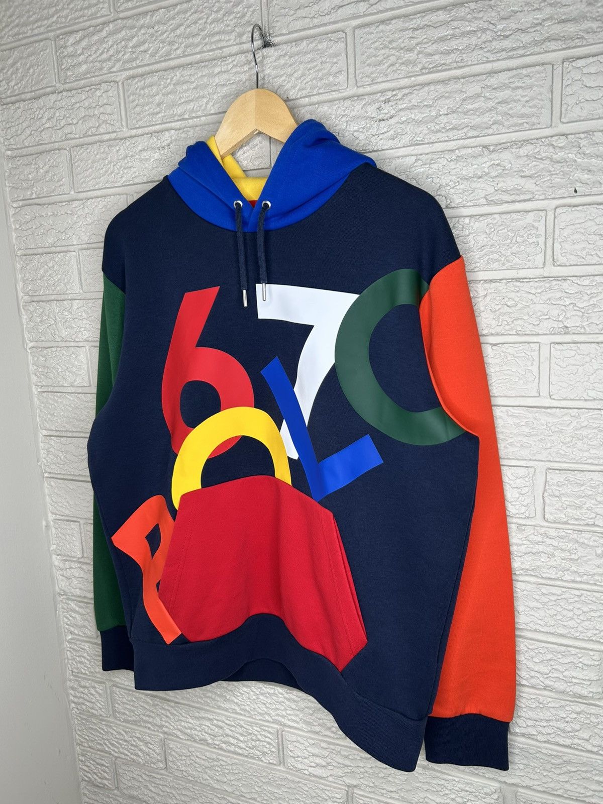 Polo Ralph Lauren Polo Ralph Lauren Color Block Logo Hoodie Size US M / EU 48-50 / 2 - 2 Thumbnail