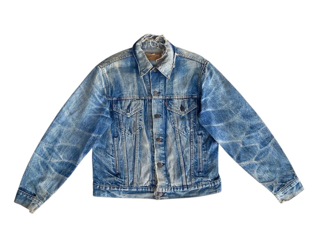Levi's CRAZY PIECES LEVIS VINTAGE HONEYCOMBS FADED DISTRESSED DENIM Size US M / EU 48-50 / 2 - 1 Thumbnail