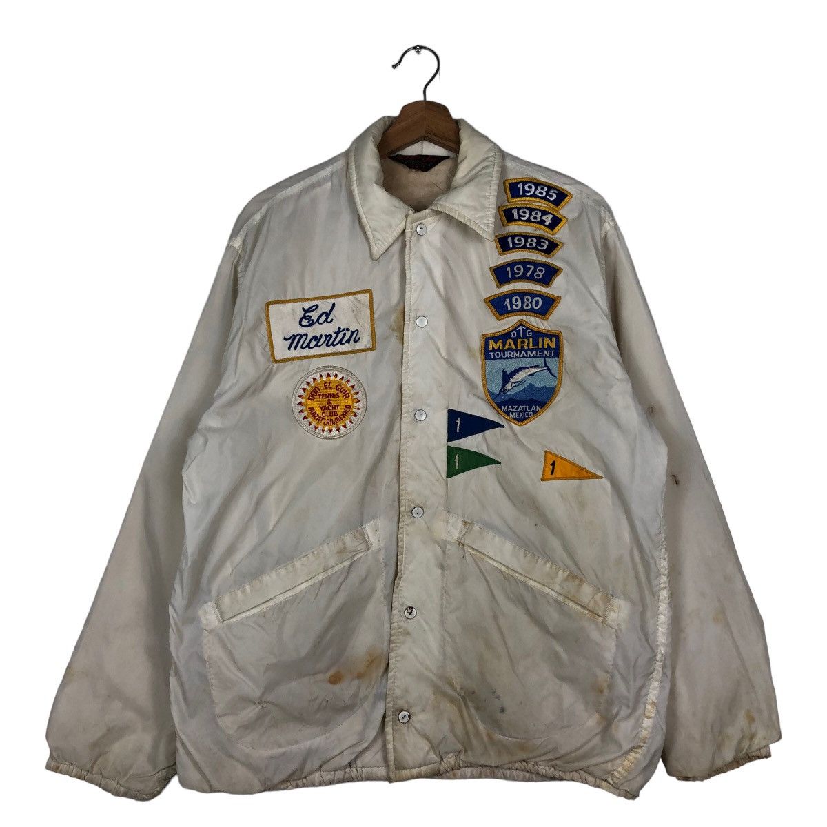 Vintage 🔥Vintage Dunbrooke USA Button Jacket Marlin Tournament Size US M / EU 48-50 / 2 - 1 Thumbnail