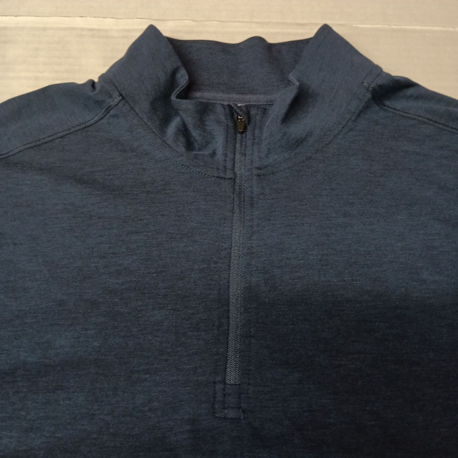 Other Ozark Trail Men's 1/4 Zip Pullover Size XL Blue Wool Blend Size US XL / EU 56 / 4 - 5 Thumbnail