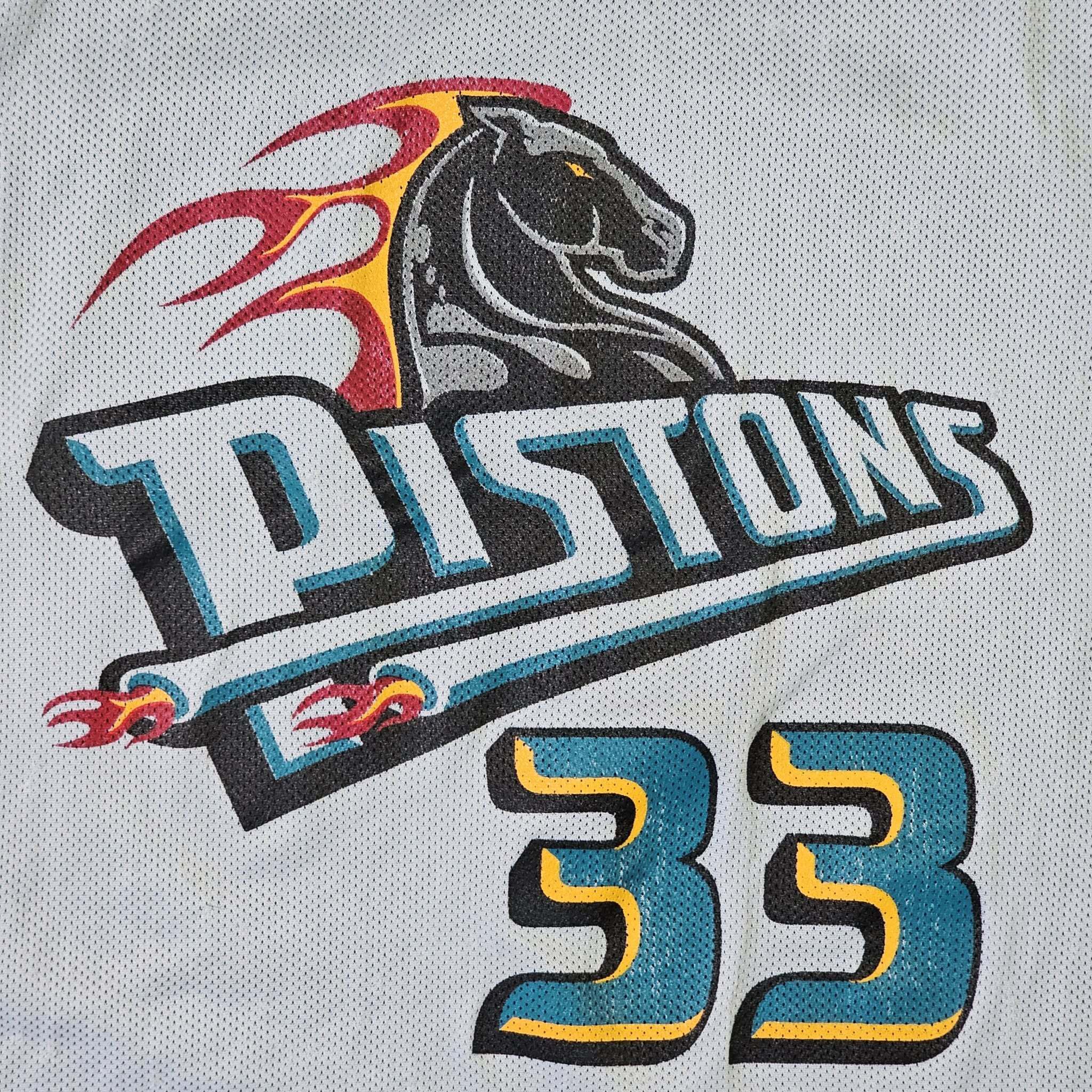 NBA Detroit Pistons Vintage 90s Grant Hill Reversible Jersey Size US M / EU 48-50 / 2 - 10 Thumbnail