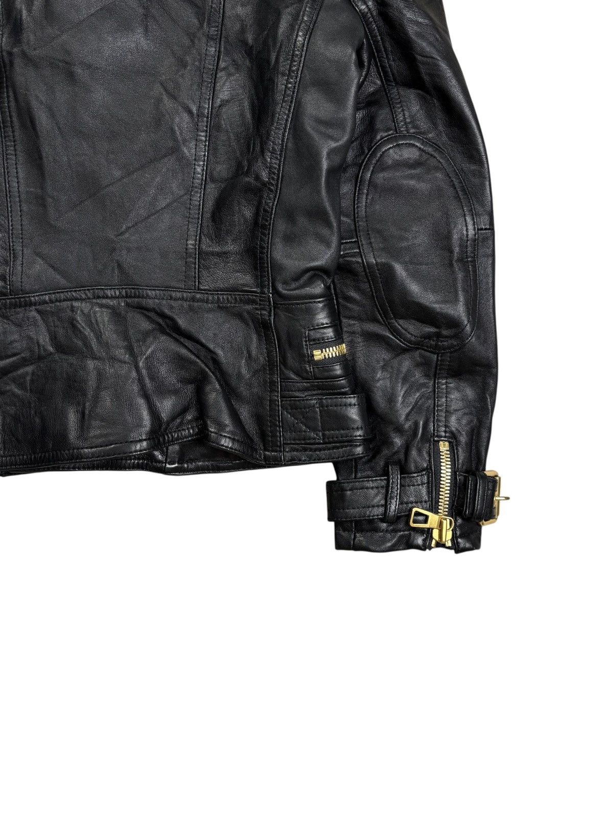 Balmain Archive Balmain by Decarnin x H&M - Leather Jacket Size XS / US 0-2 / IT 36-38 - 8 Thumbnail