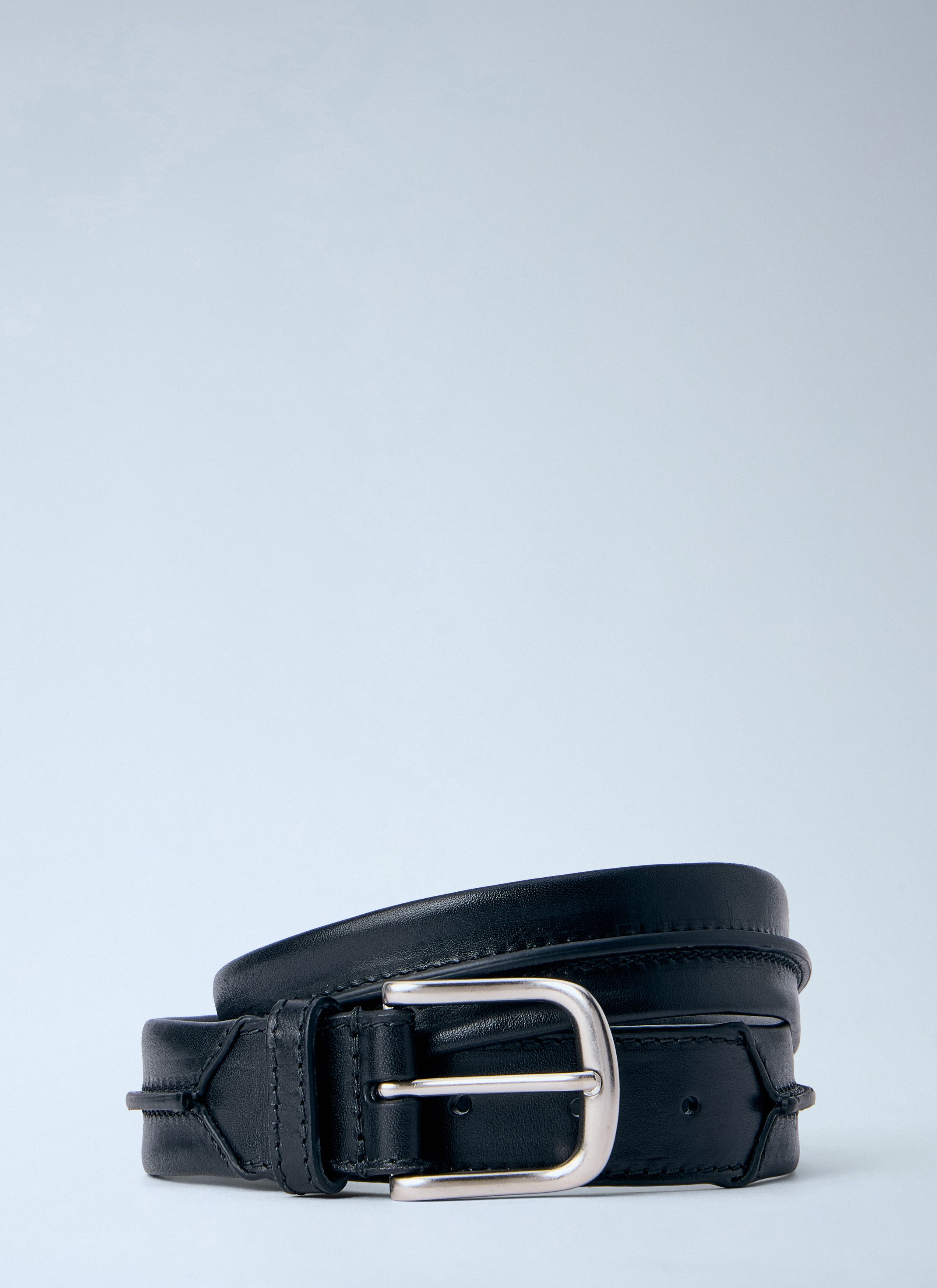 Dries Van Noten Embossead Seam Leather Belt Size ONE SIZE - 1 Thumbnail