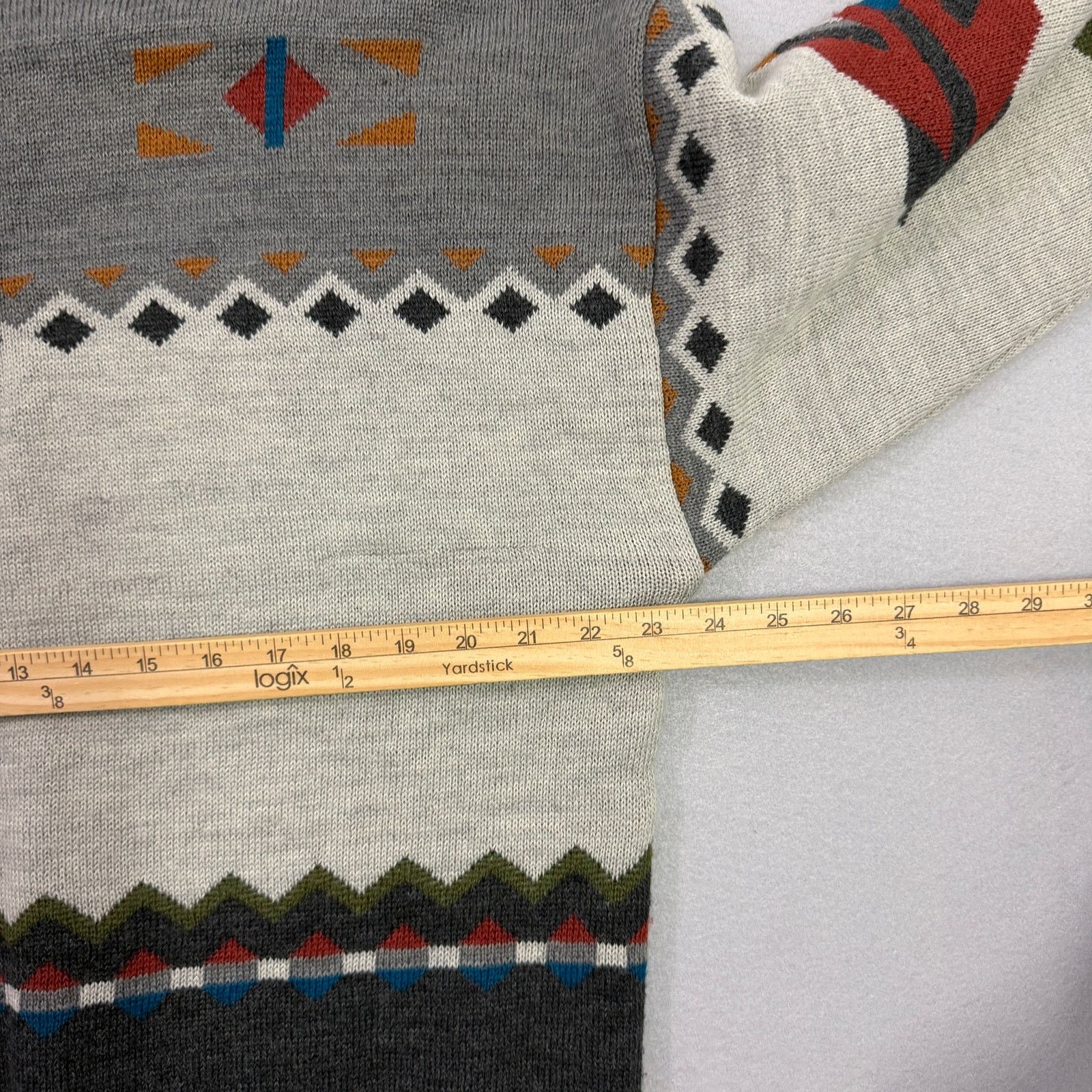 Vintage Vintage Aggio Sweater Men's Extra Large Geometric Knit 90s Size US XL / EU 56 / 4 - 8 Thumbnail