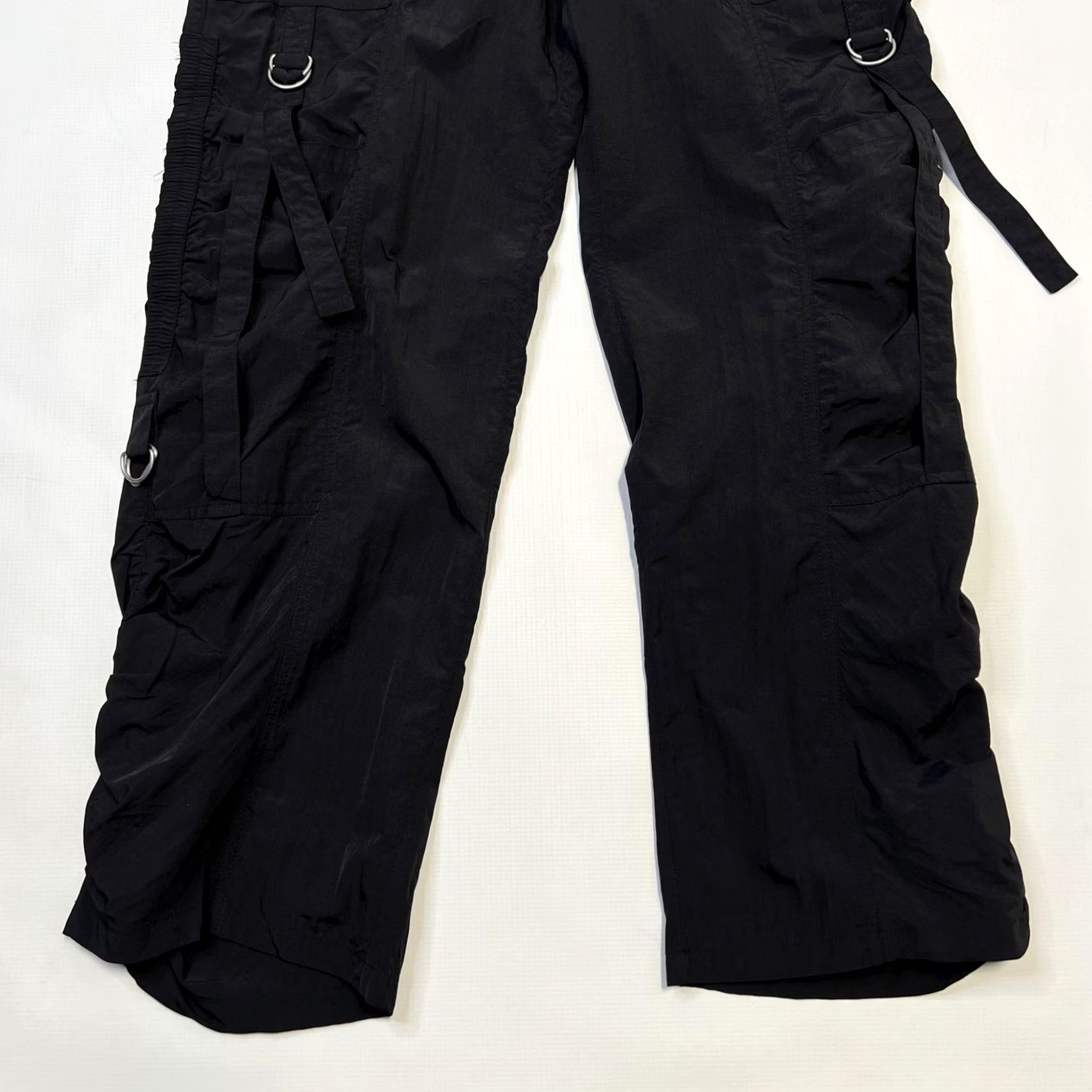 Pacsun Pacsun Pants Womens XS Black Cargo Streetwear Elastic Waist Utility Pockets New Size 26" / US 2 / IT 38 - 6 Thumbnail