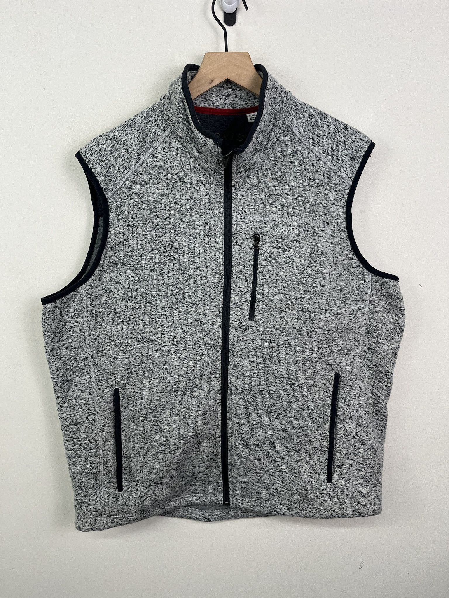 Orvis Vintage Y2K Orvis Heather Gray Bettter Sweater Vest Size XL Size US XL / EU 56 / 4 - 1 Thumbnail