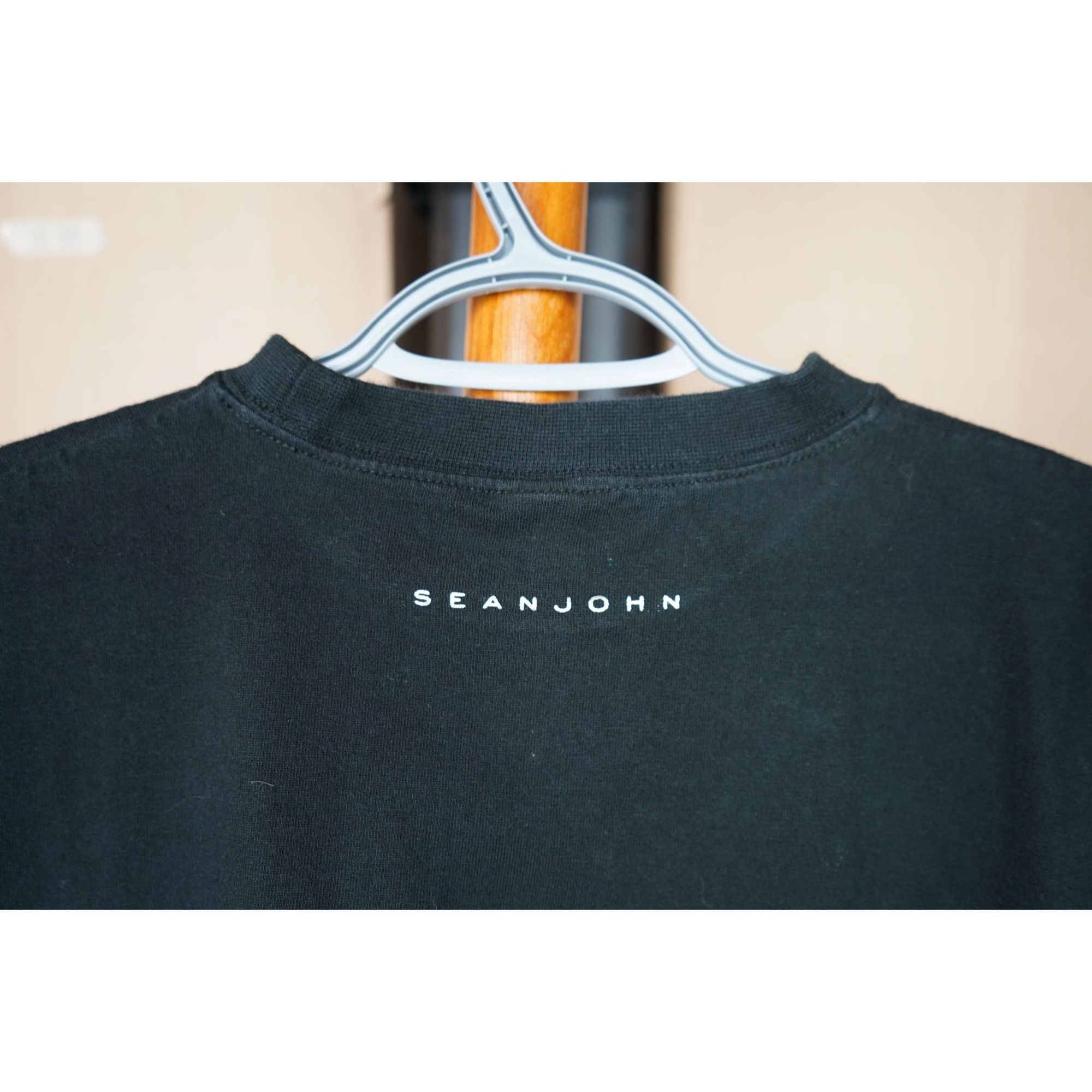 Sean John × Vintage Y2K Sean John Black/Silver Graphic XL #390 Size US XL / EU 56 / 4 - 5 Thumbnail