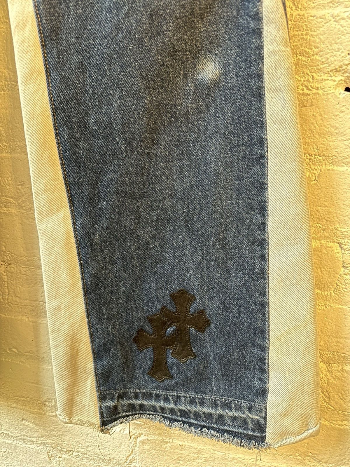 Chrome Hearts × Gallery Dept. × Levi's CHROME HEARTS FLARED GALLERY PATCH DENIM Size US 33 - 6 Thumbnail