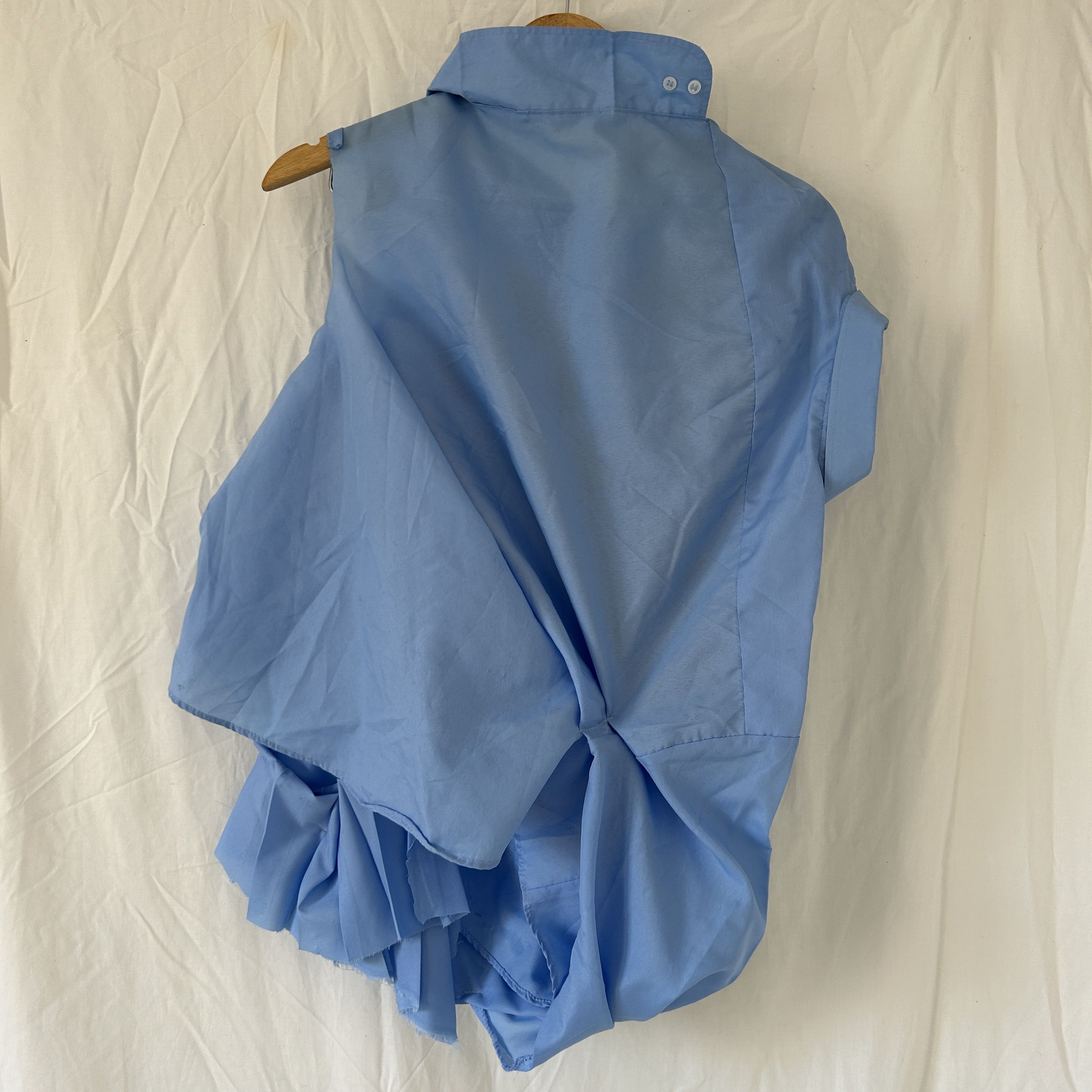 Custommade Deconstructed Avant Garde Shirt Zero Waste Fashion Size L / US 10 / IT 46 - 5 Thumbnail