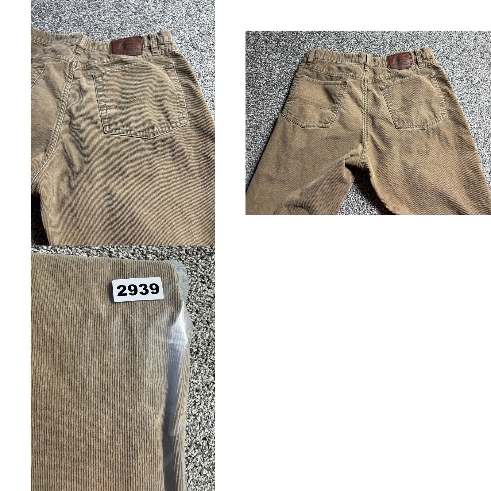 Polo Ralph Lauren VINTAGE Polo Ralph Lauren Corduroy Pants Mens 32x30 Light Brown Straight Leg Cotton Vtg Size US XS / EU 42 / 0 - 9 Thumbnail